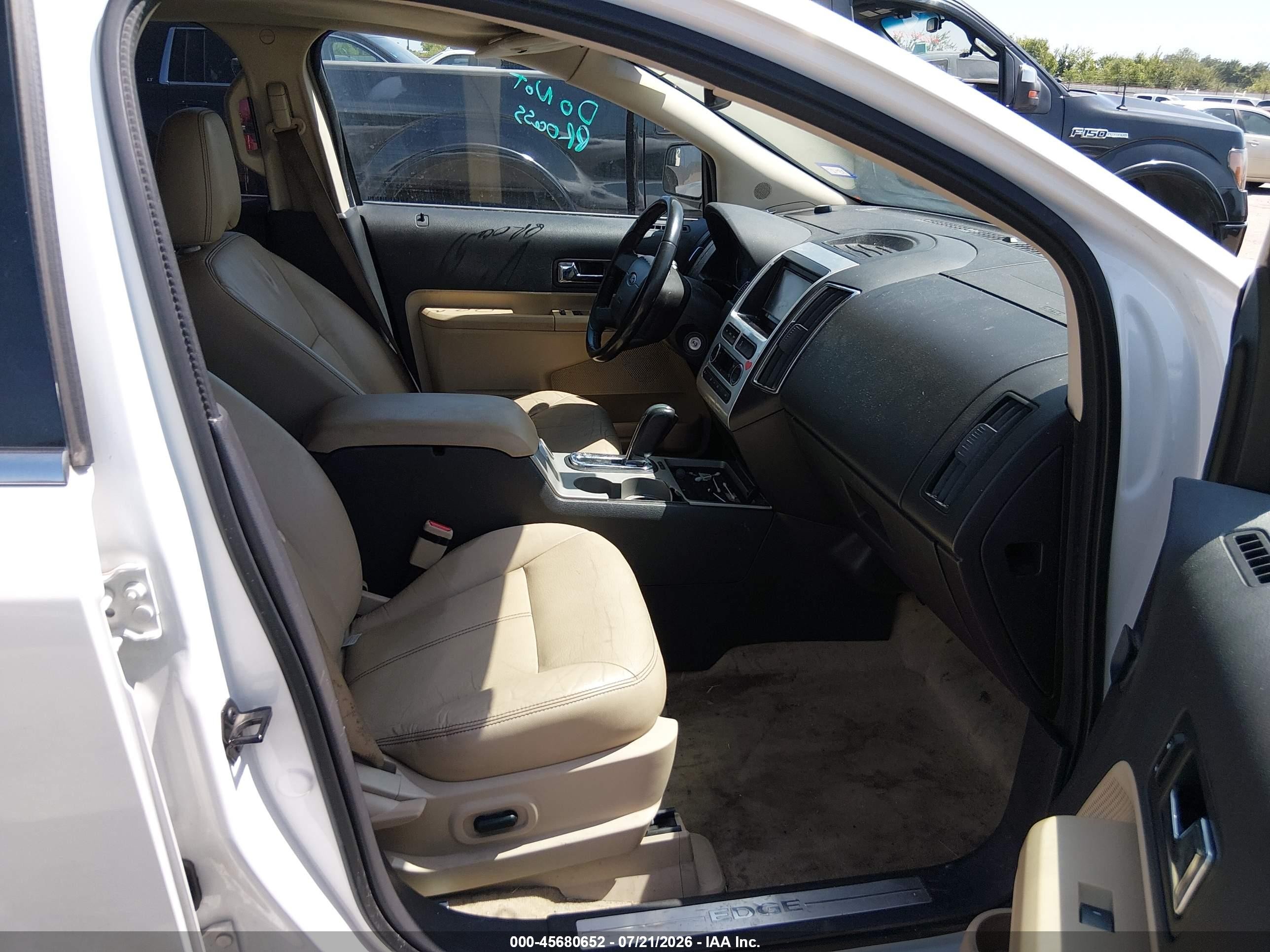 2010 Ford Edge Limited Белый vin: 2FMDK3KCXABB64551
