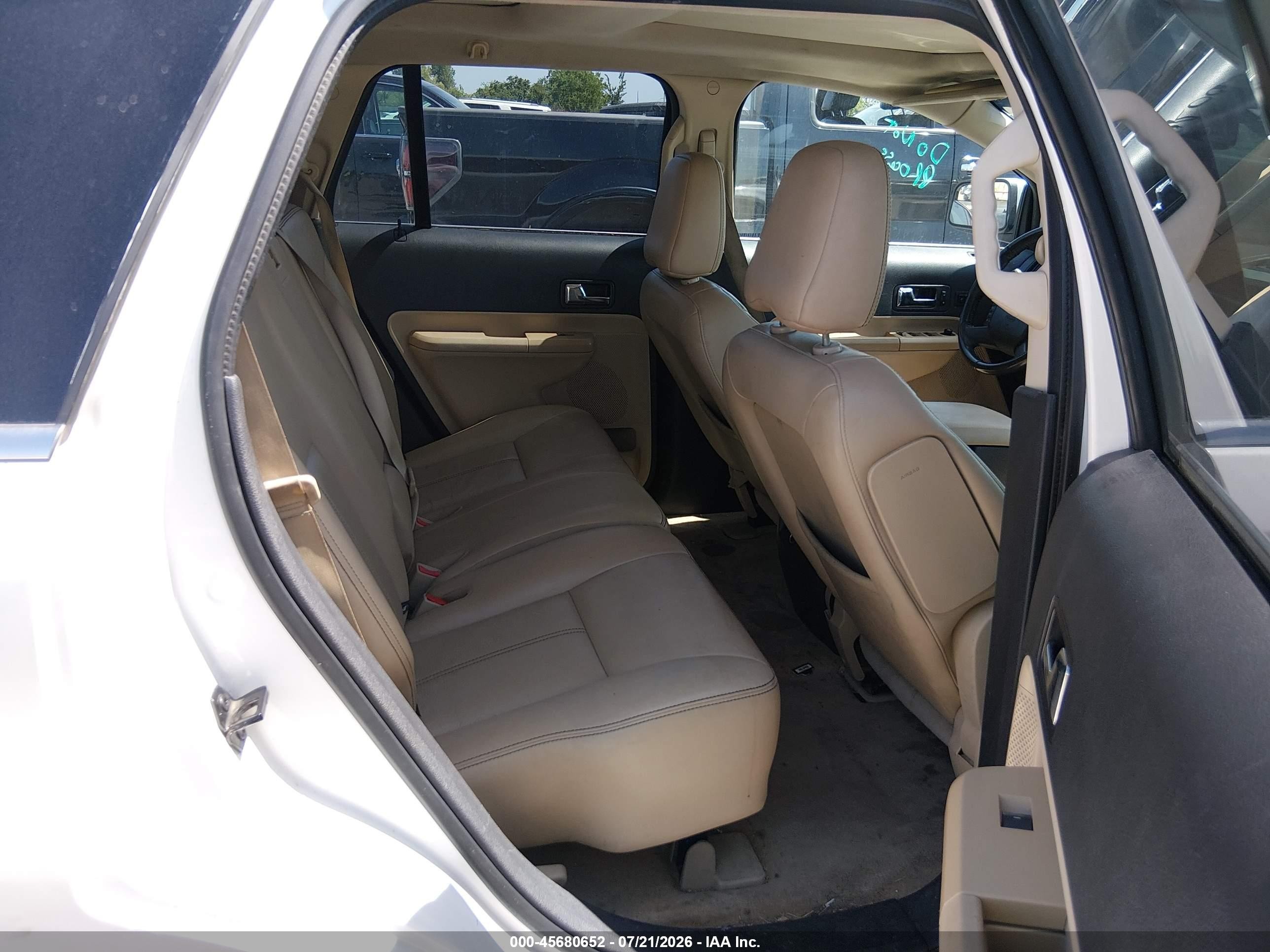 2010 Ford Edge Limited Белый vin: 2FMDK3KCXABB64551