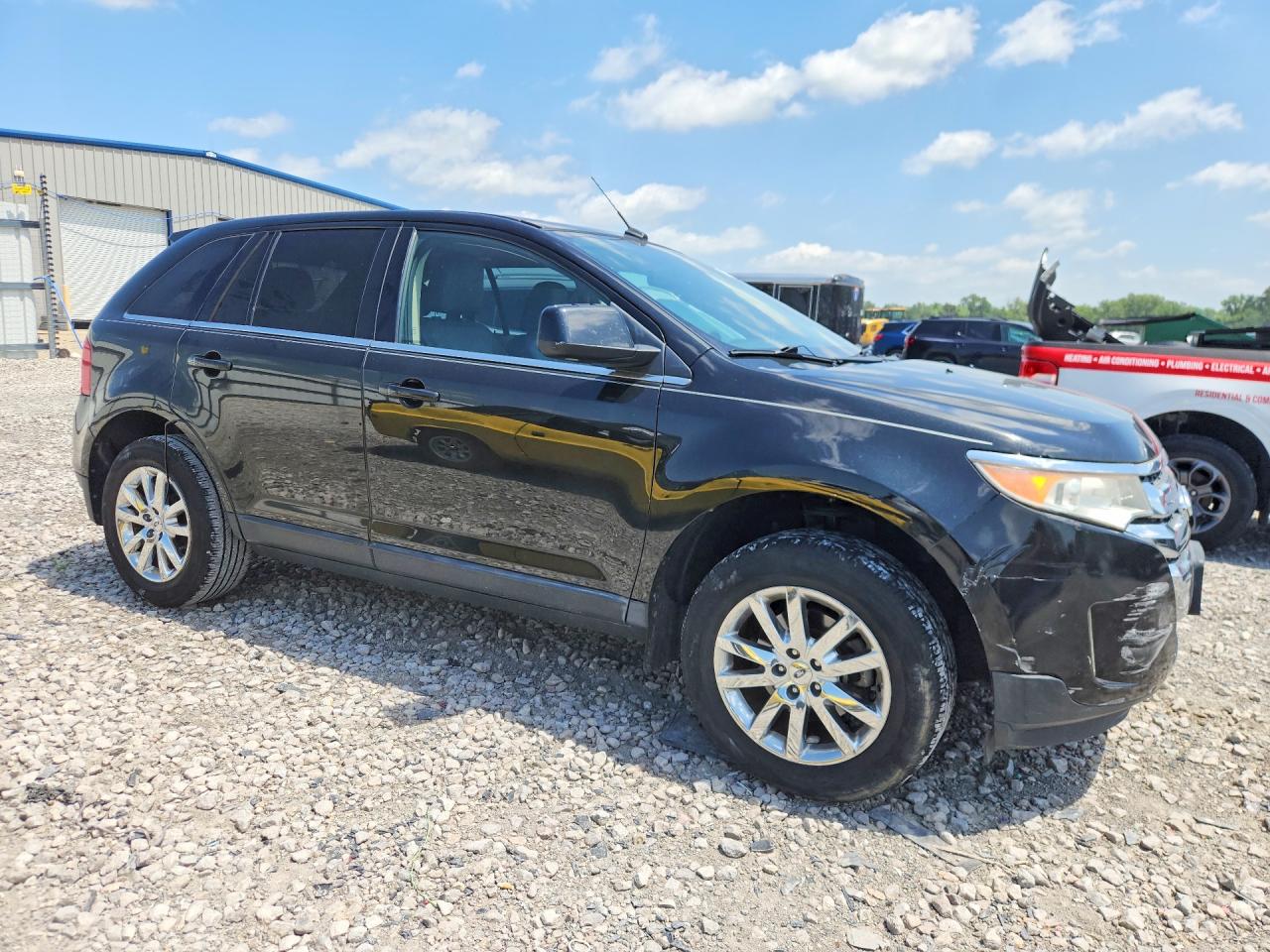 2011 Ford Edge Limited Black vin: 2FMDK3KCXBBA30740