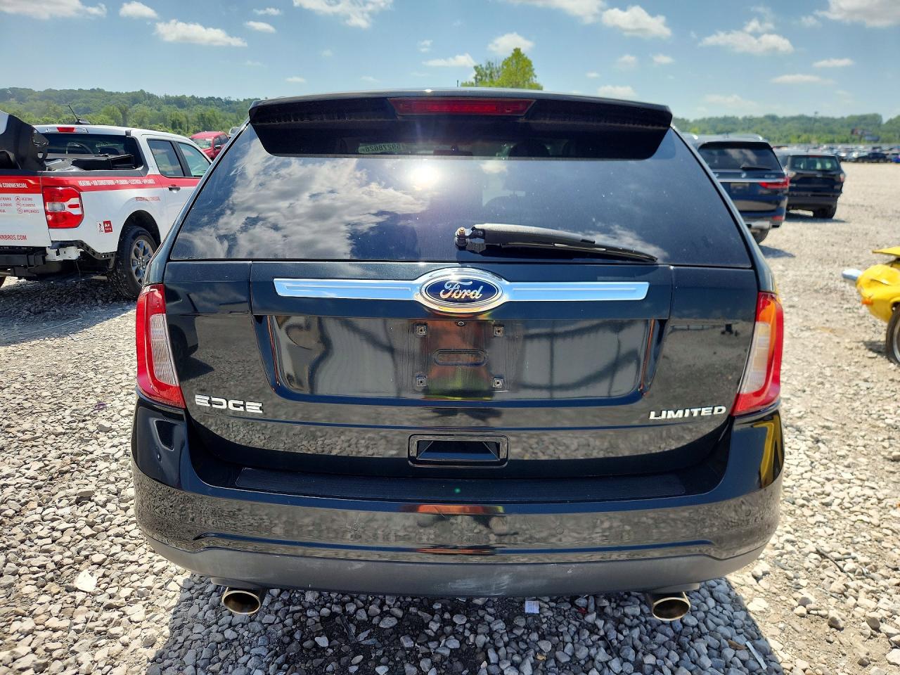 2011 Ford Edge Limited Black vin: 2FMDK3KCXBBA30740