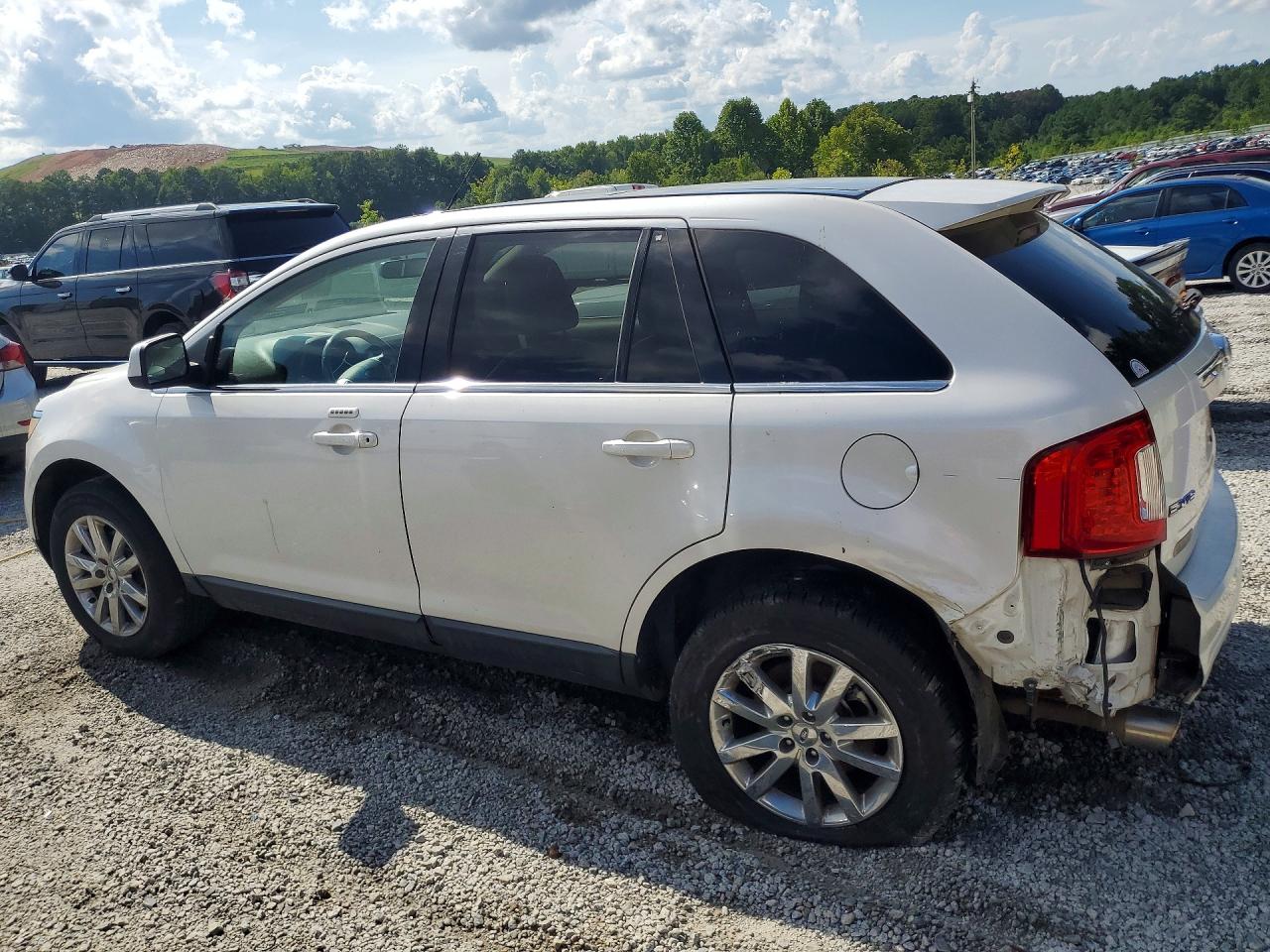 2011 Ford Edge Limited White vin: 2FMDK3KCXBBA39504