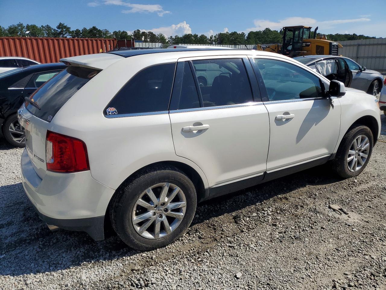 2011 Ford Edge Limited White vin: 2FMDK3KCXBBA39504