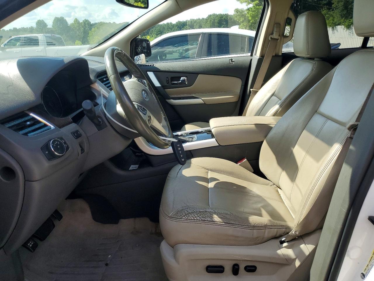2011 Ford Edge Limited White vin: 2FMDK3KCXBBA39504