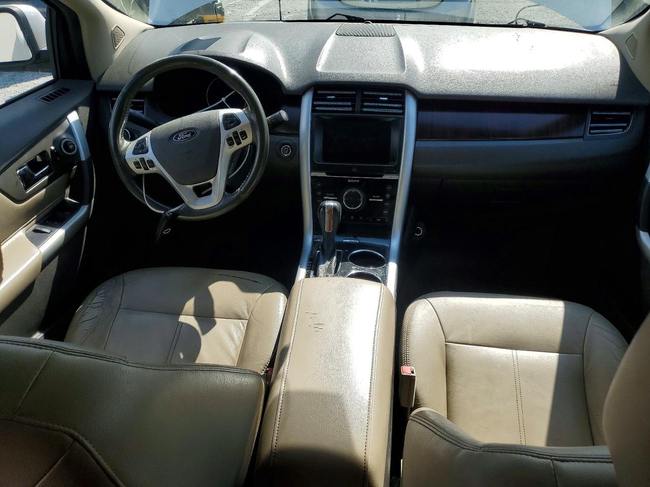 2011 Ford Edge Limited White vin: 2FMDK3KCXBBA39504