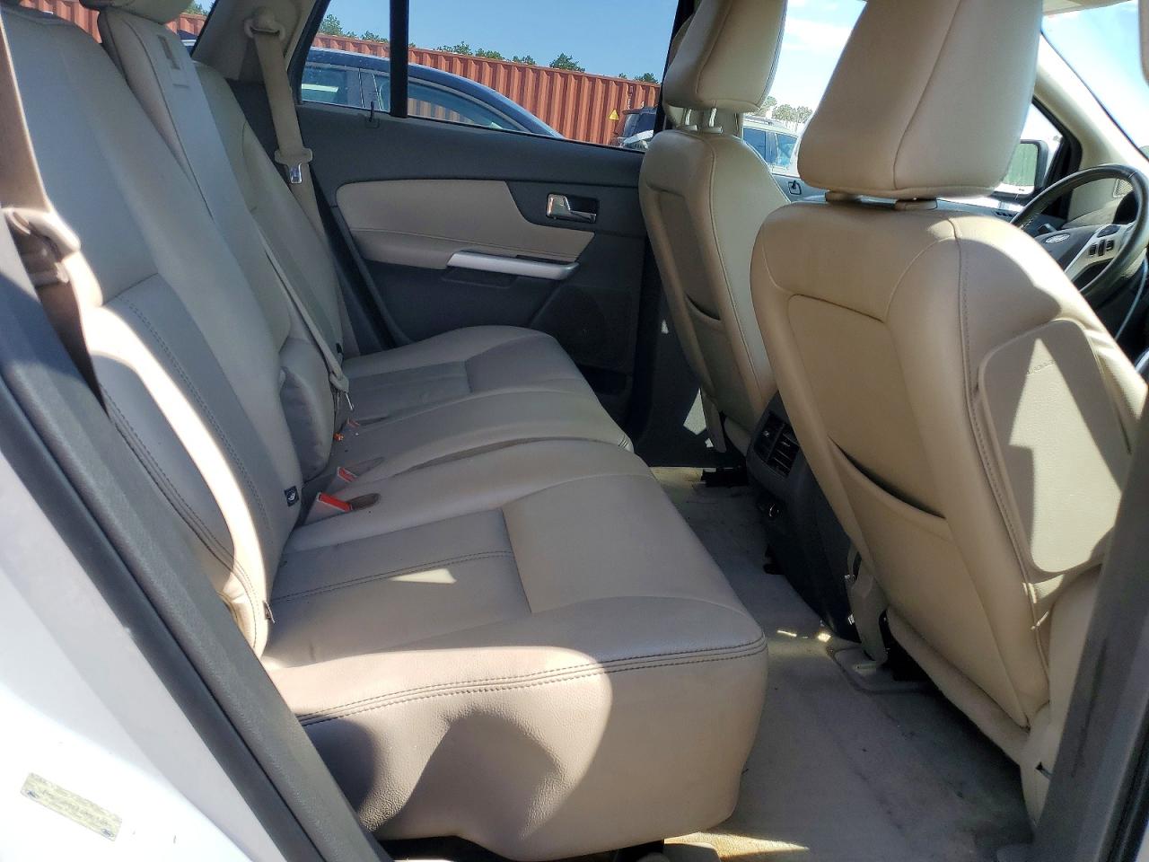 2011 Ford Edge Limited White vin: 2FMDK3KCXBBA39504