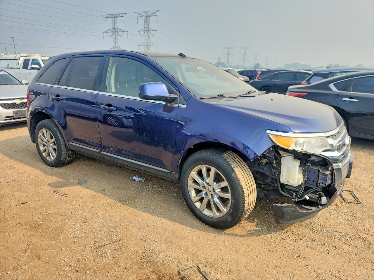 2011 Ford Edge Limited Blue vin: 2FMDK3KCXBBA41740