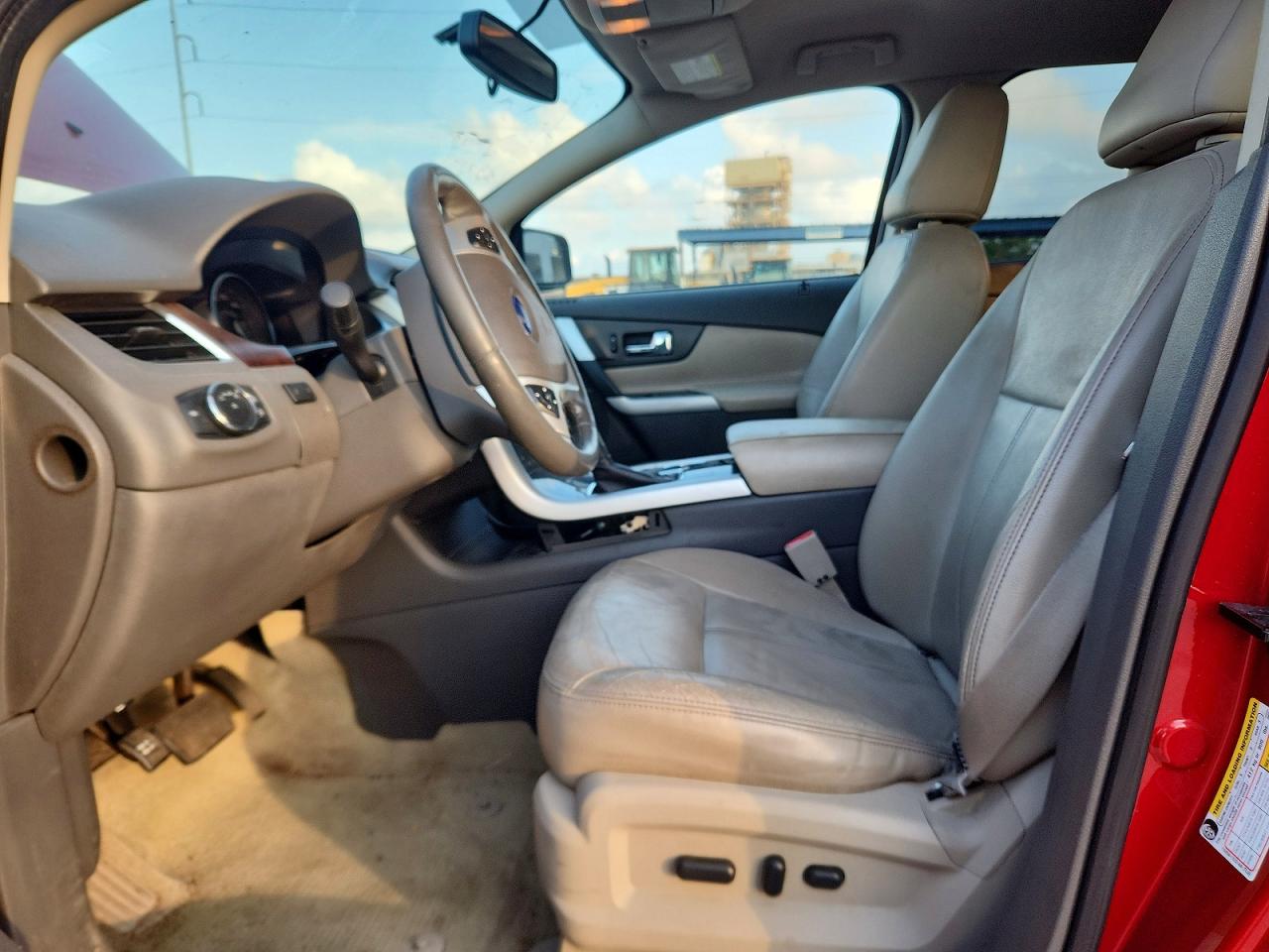 2011 Ford Edge Limited Red vin: 2FMDK3KCXBBA77198