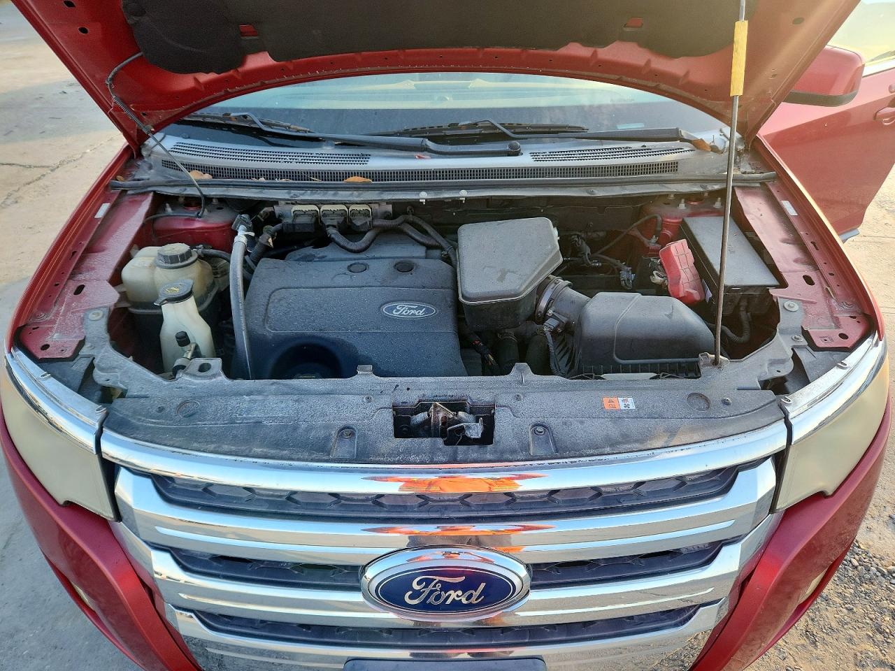2011 Ford Edge Limited Red vin: 2FMDK3KCXBBA77198