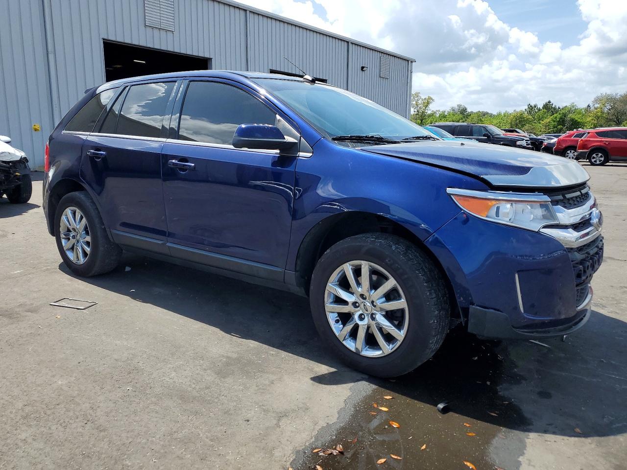 2011 Ford Edge Limited Синий vin: 2FMDK3KCXBBB15478