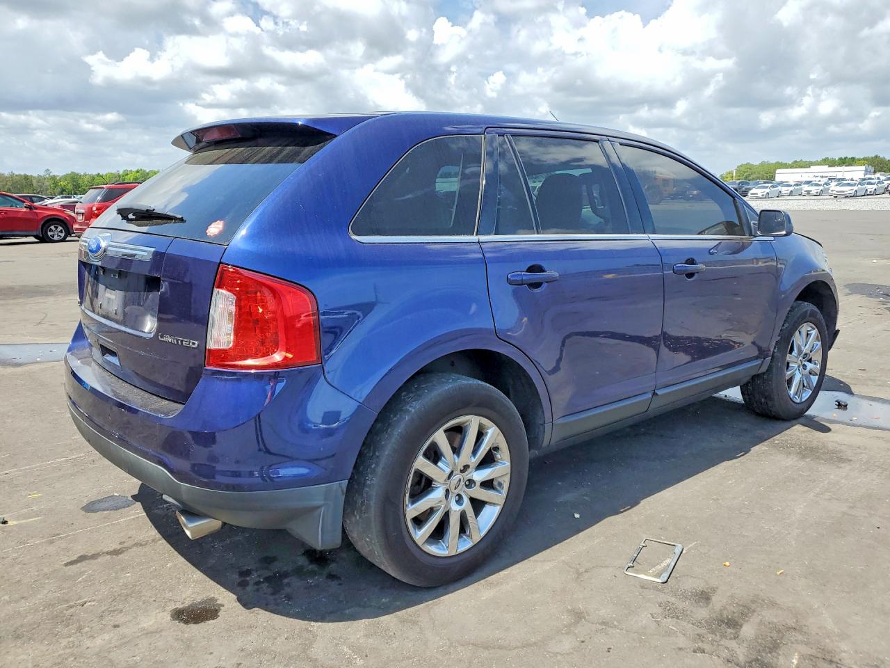2011 Ford Edge Limited Синий vin: 2FMDK3KCXBBB15478
