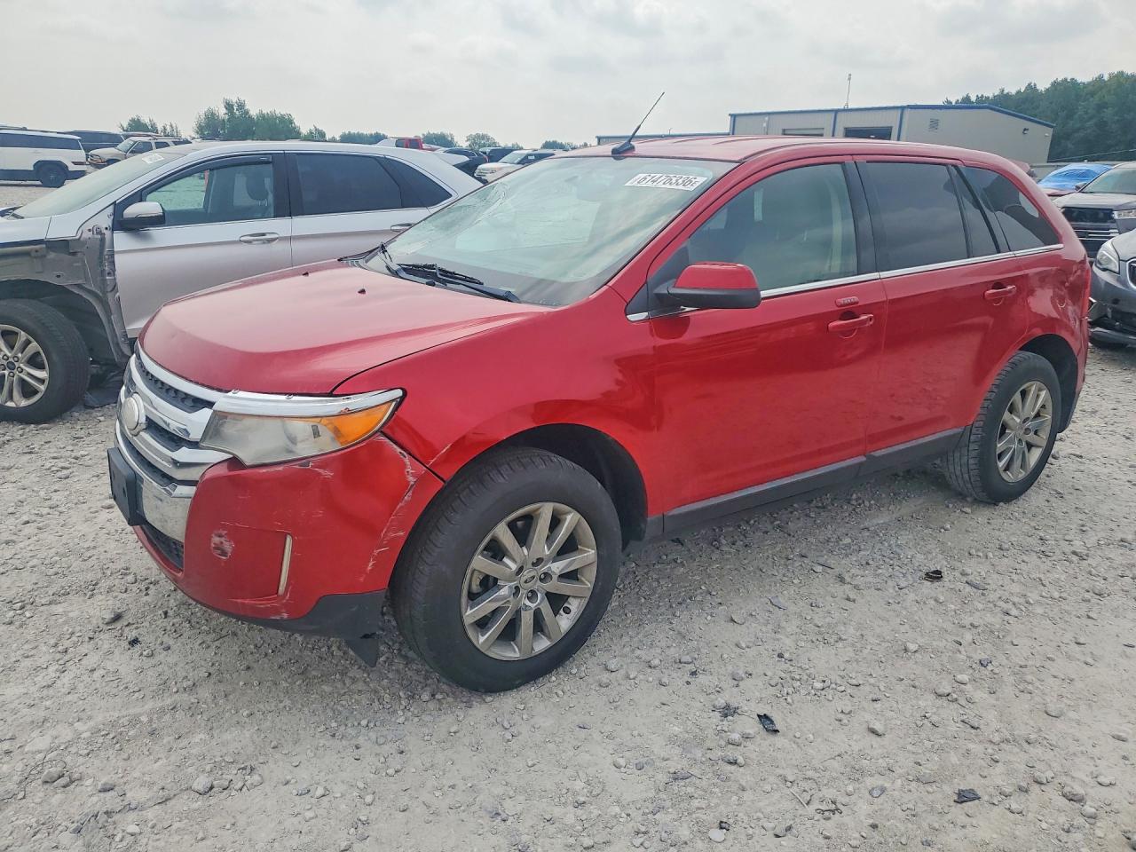 2011 Ford Edge Limited Red vin: 2FMDK3KCXBBB22124