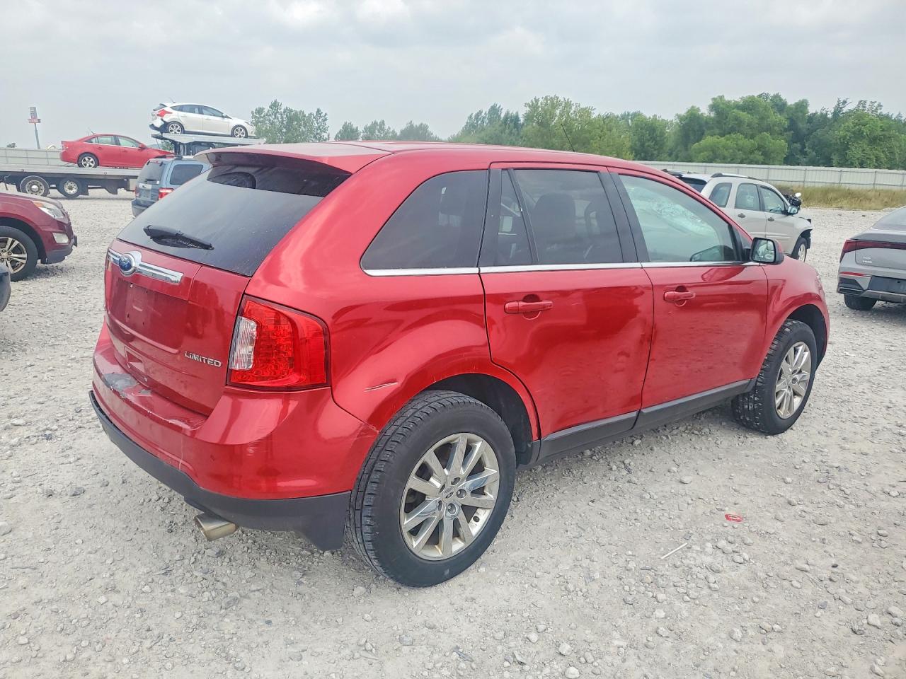 2011 Ford Edge Limited Red vin: 2FMDK3KCXBBB22124