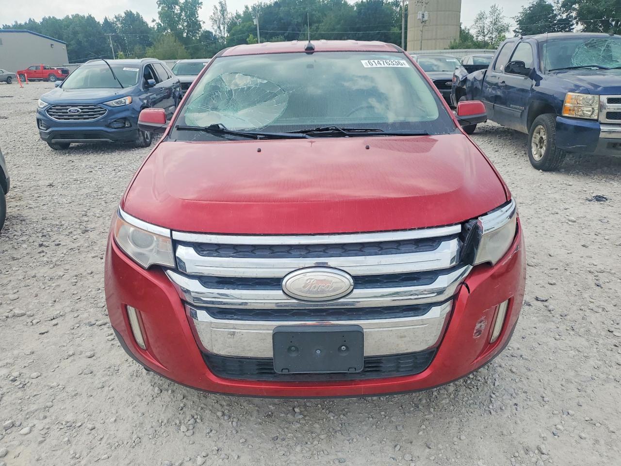 2011 Ford Edge Limited Red vin: 2FMDK3KCXBBB22124