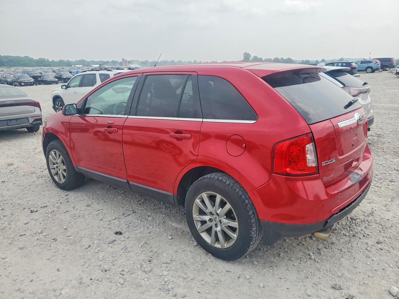 2011 Ford Edge Limited Red vin: 2FMDK3KCXBBB22124