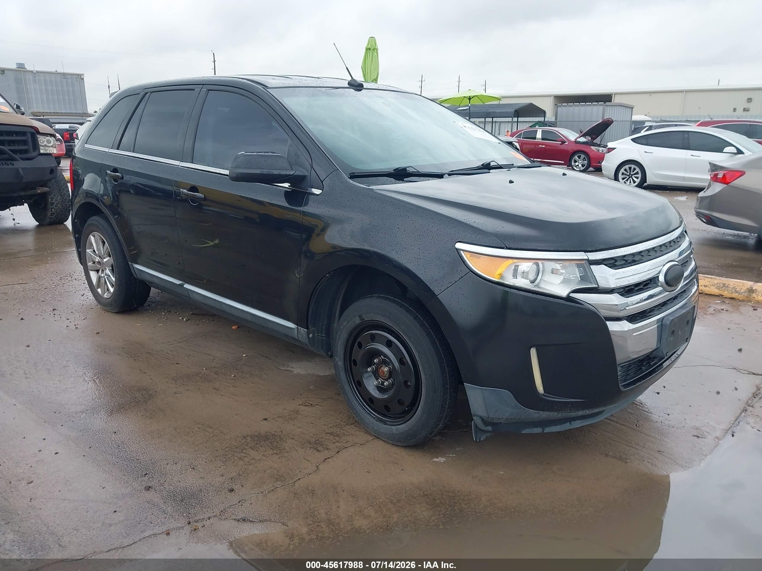 2011 Ford Edge Limited Black vin: 2FMDK3KCXBBB24133