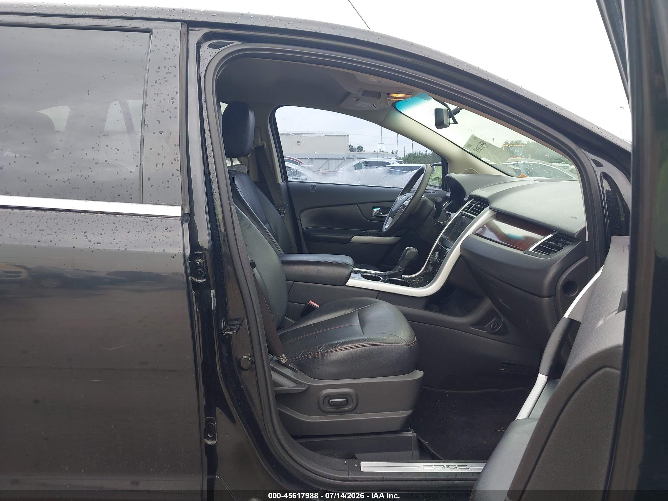 2011 Ford Edge Limited Black vin: 2FMDK3KCXBBB24133