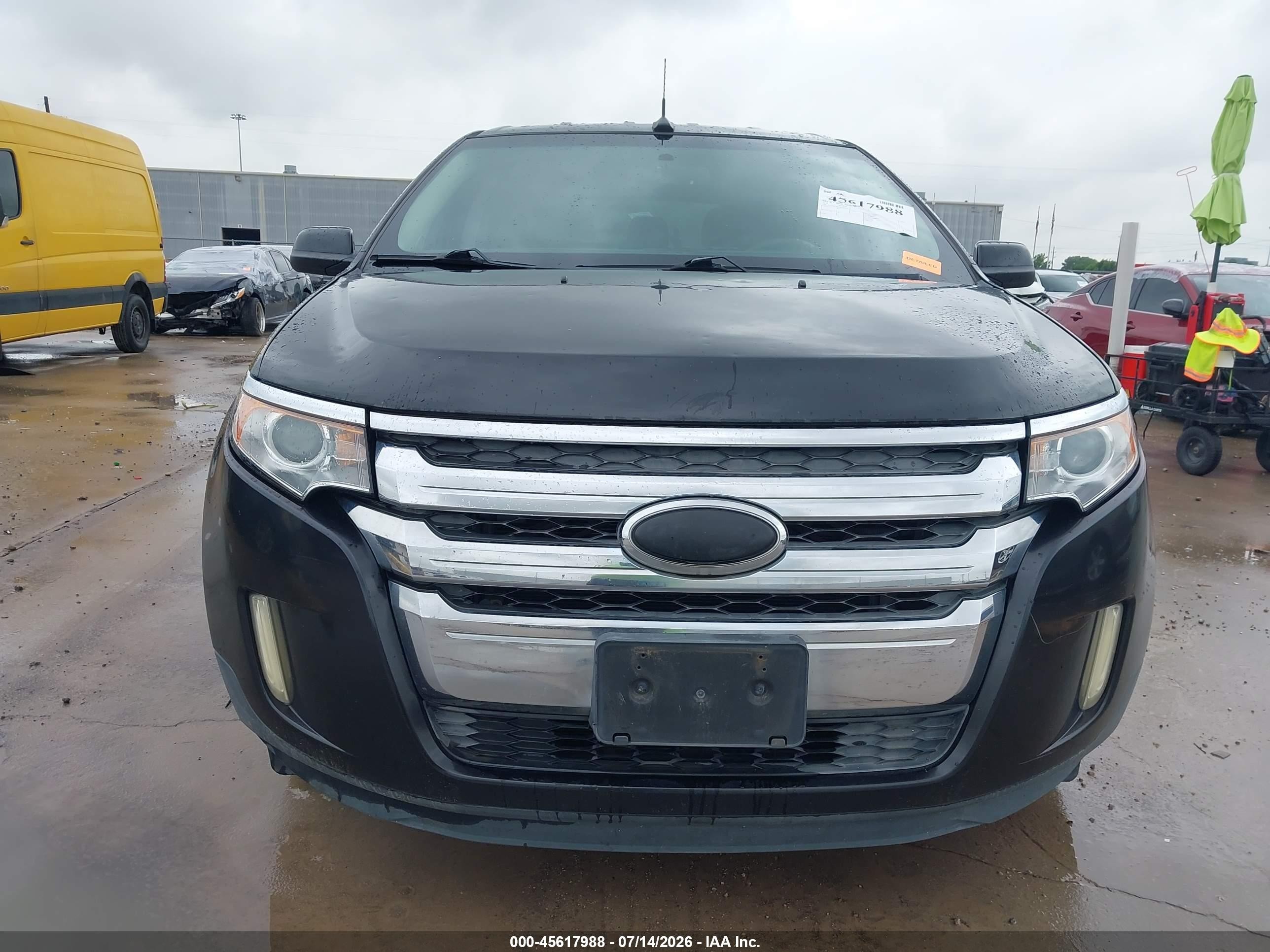 2011 Ford Edge Limited Black vin: 2FMDK3KCXBBB24133