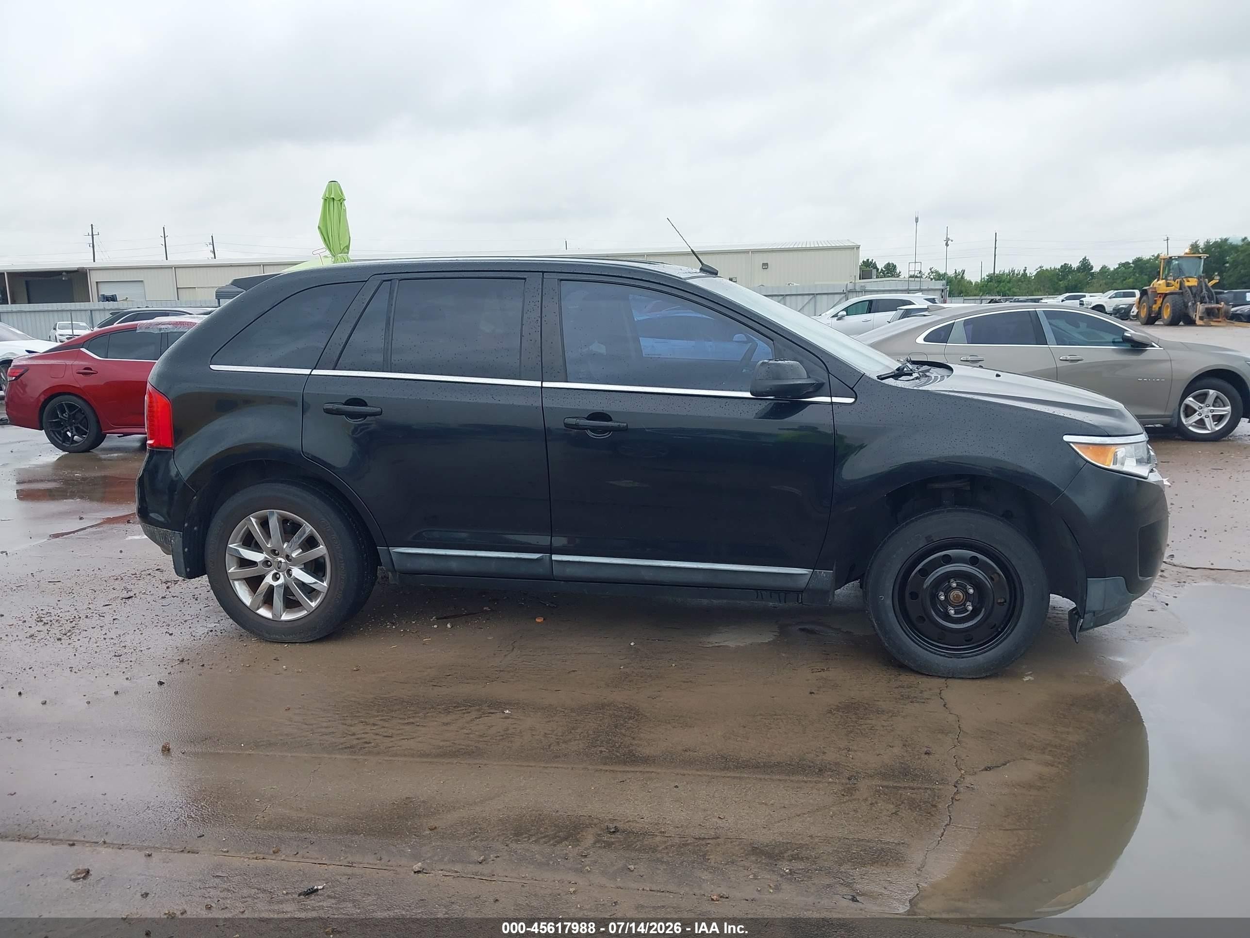 2011 Ford Edge Limited Black vin: 2FMDK3KCXBBB24133