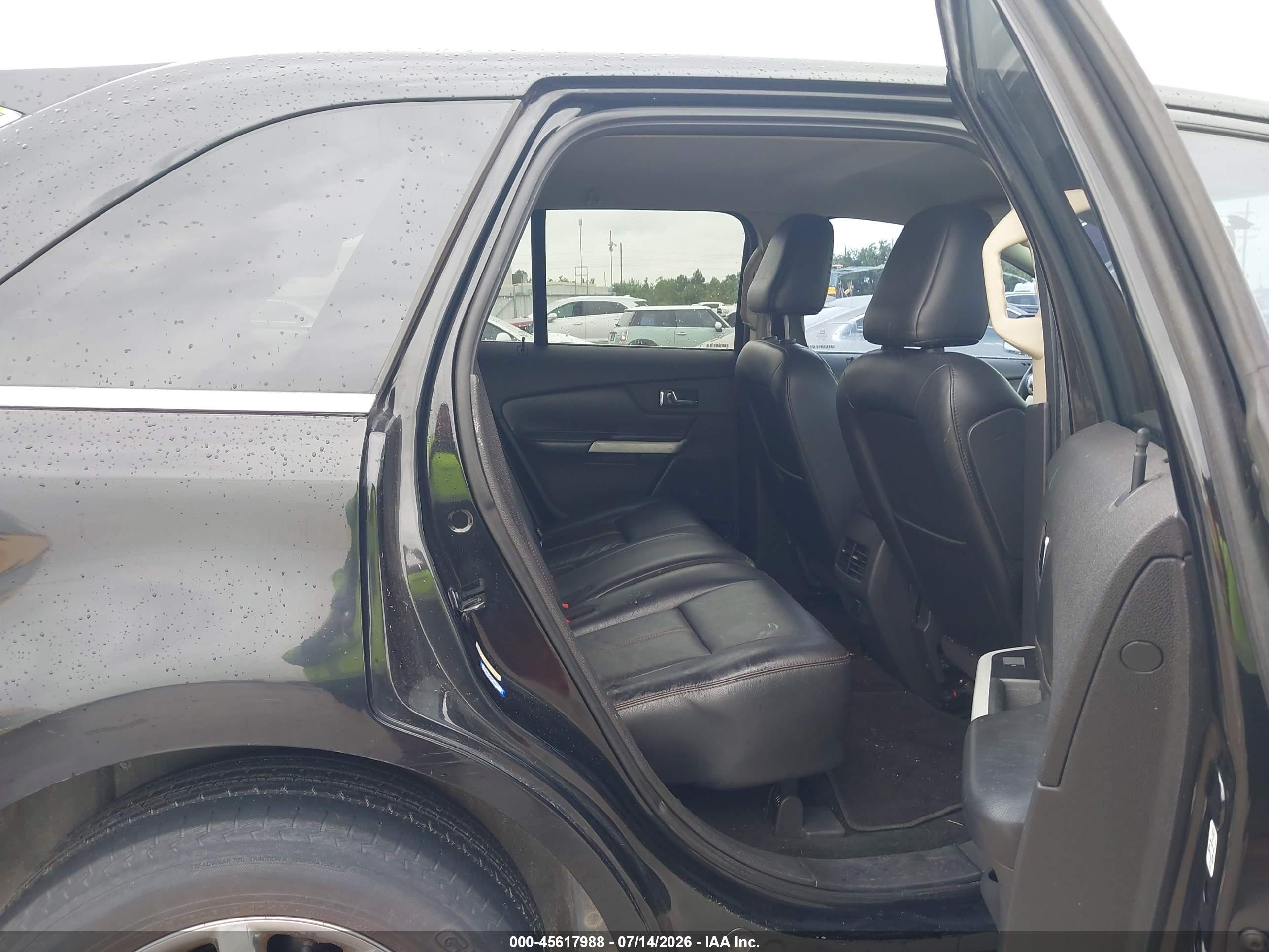 2011 Ford Edge Limited Black vin: 2FMDK3KCXBBB24133