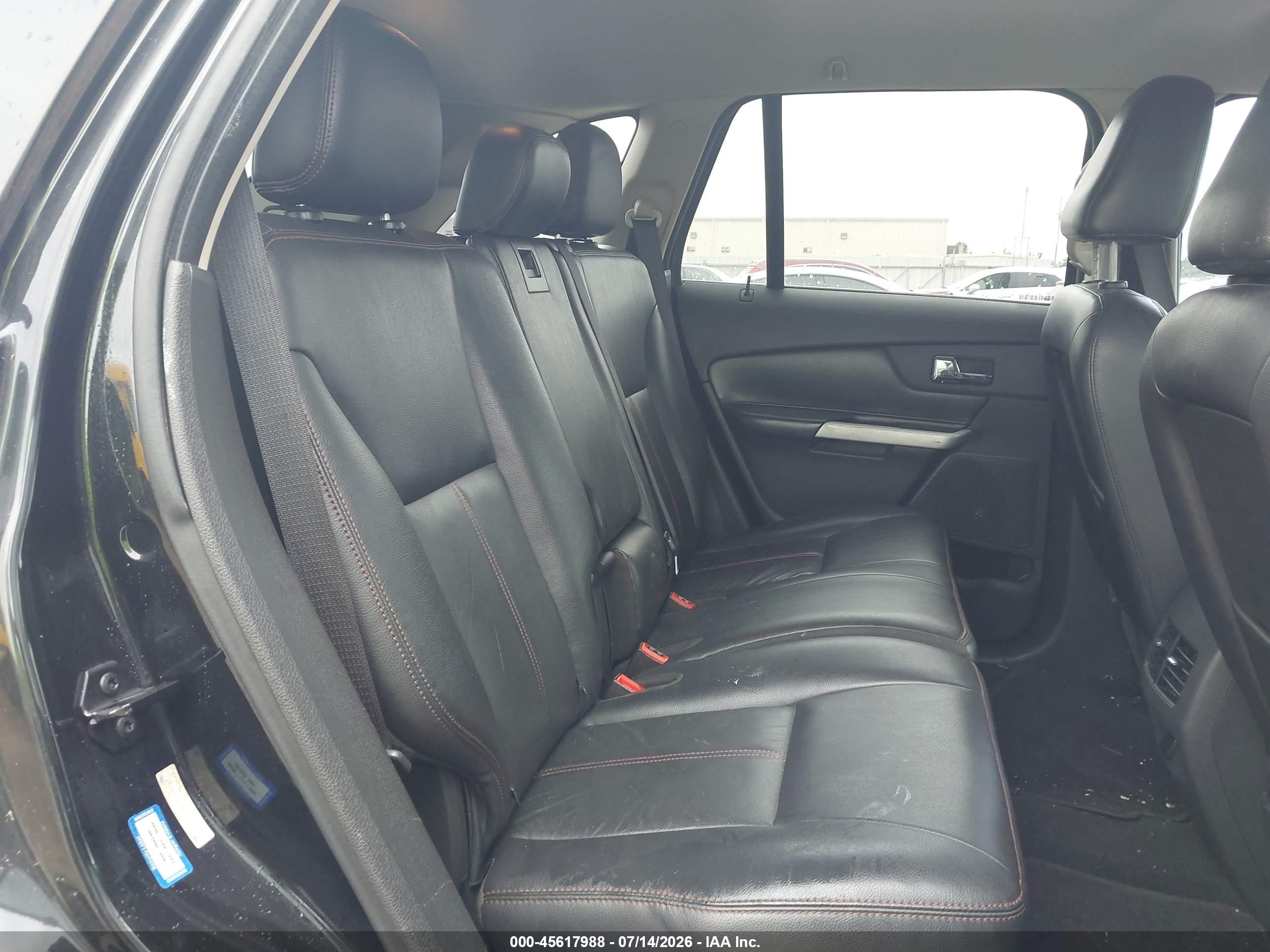 2011 Ford Edge Limited Black vin: 2FMDK3KCXBBB24133