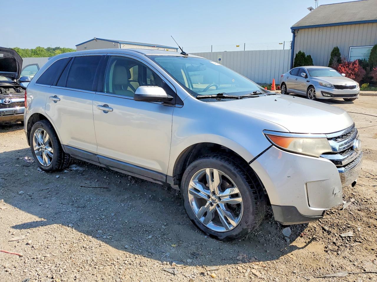2011 Ford Edge Limited Silver vin: 2FMDK3KCXBBB35651
