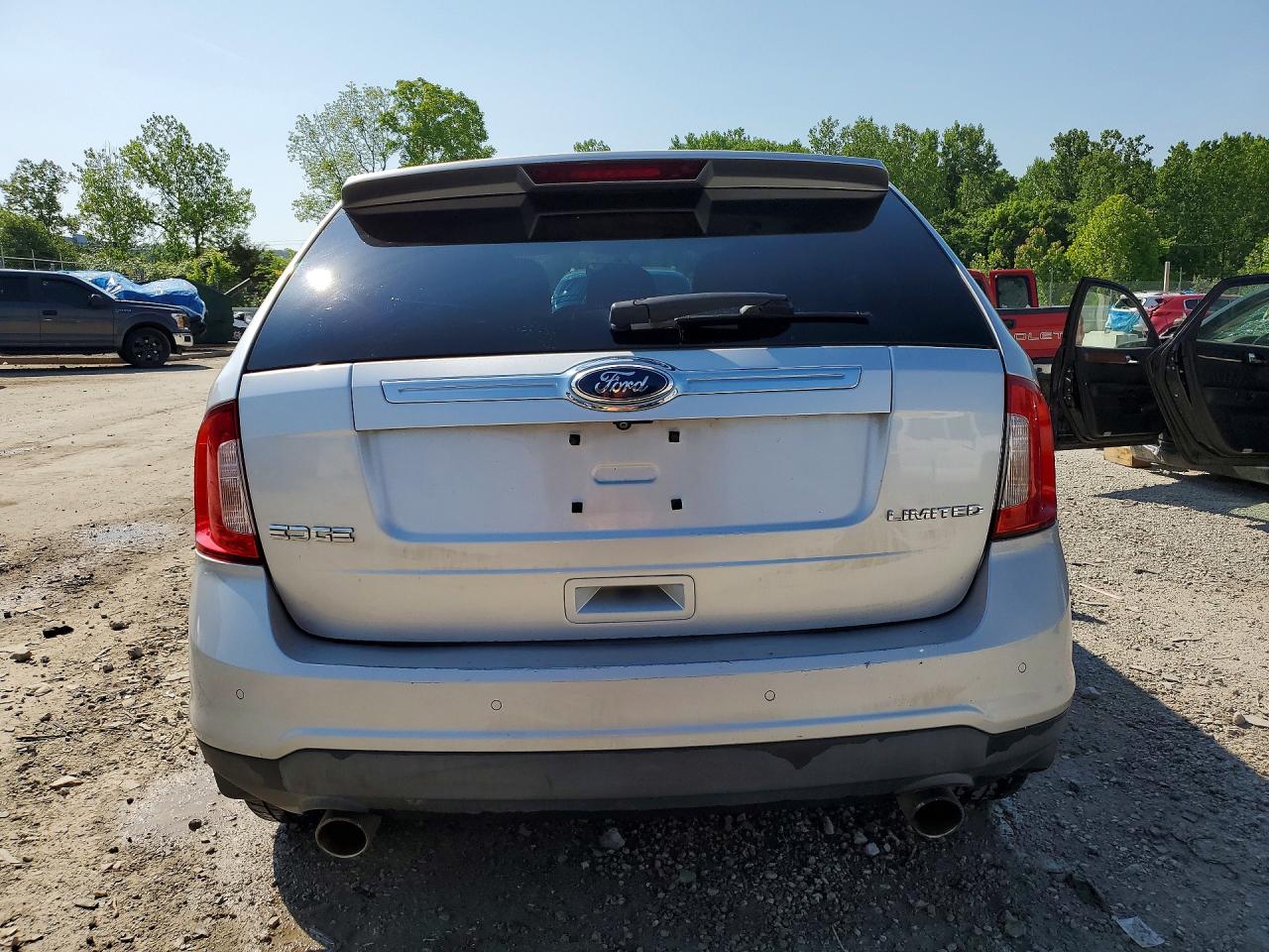 2011 Ford Edge Limited Silver vin: 2FMDK3KCXBBB35651