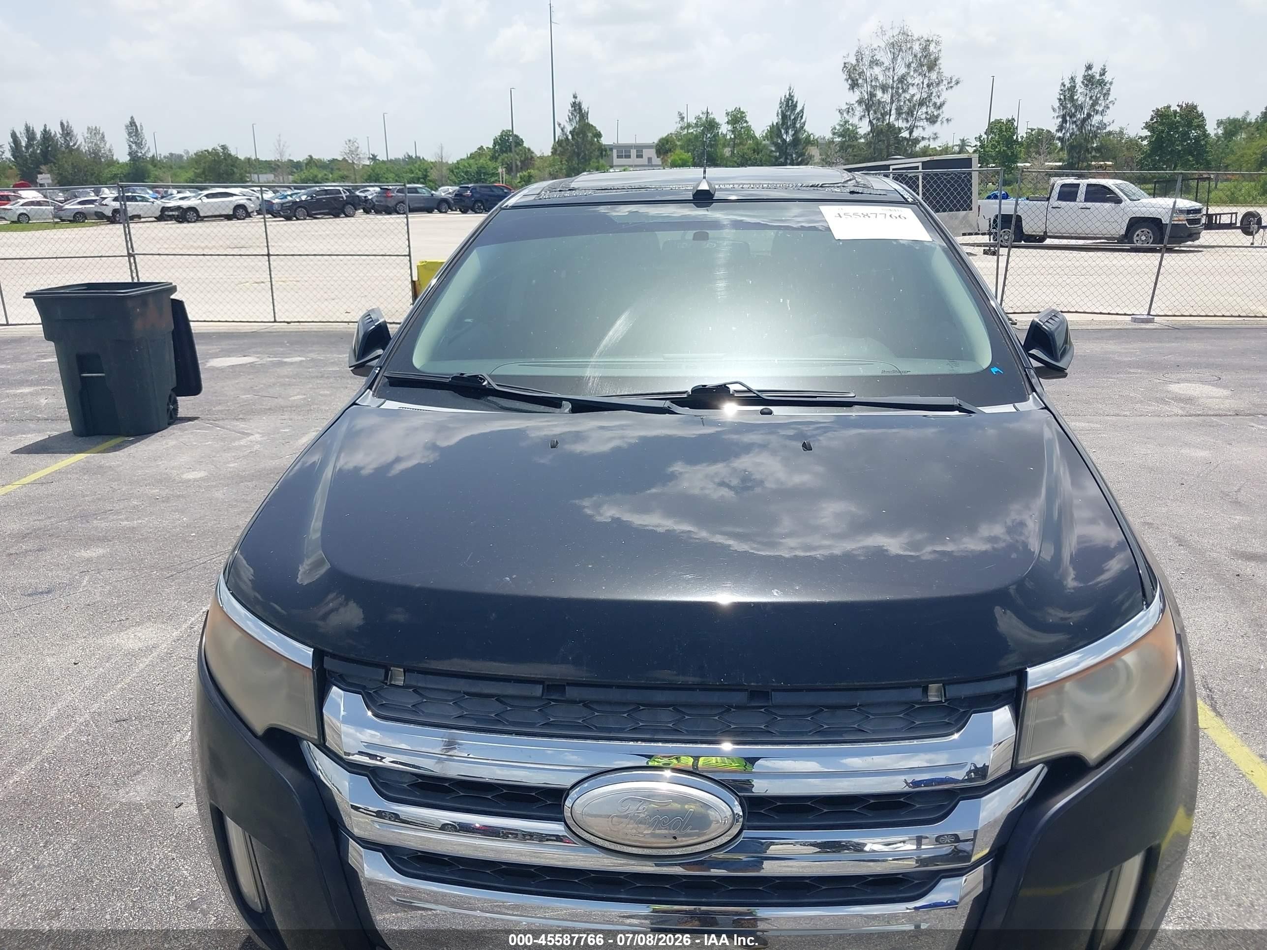2011 Ford Edge Limited Black vin: 2FMDK3KCXBBB50246