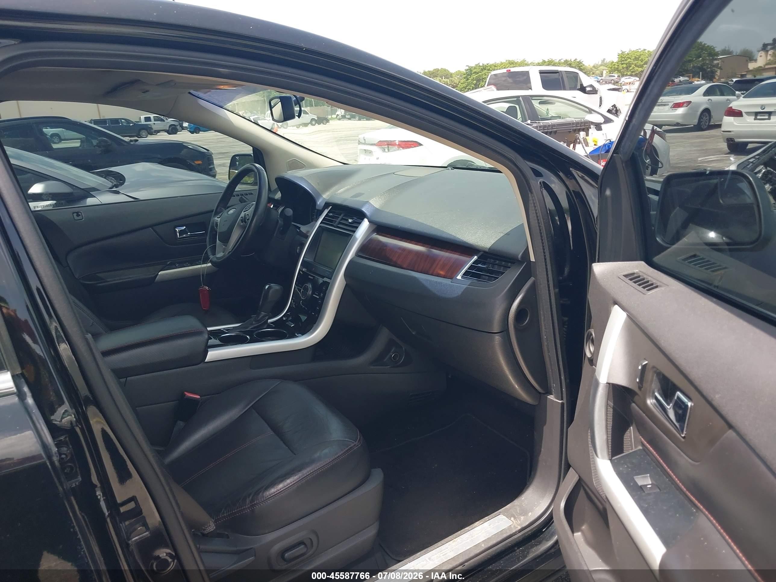 2011 Ford Edge Limited Black vin: 2FMDK3KCXBBB50246