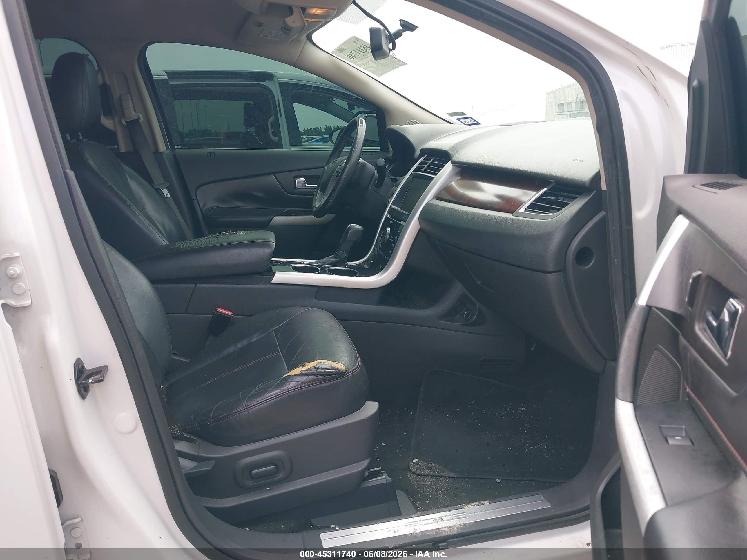 2011 Ford Edge Limited White vin: 2FMDK3KCXBBB67001