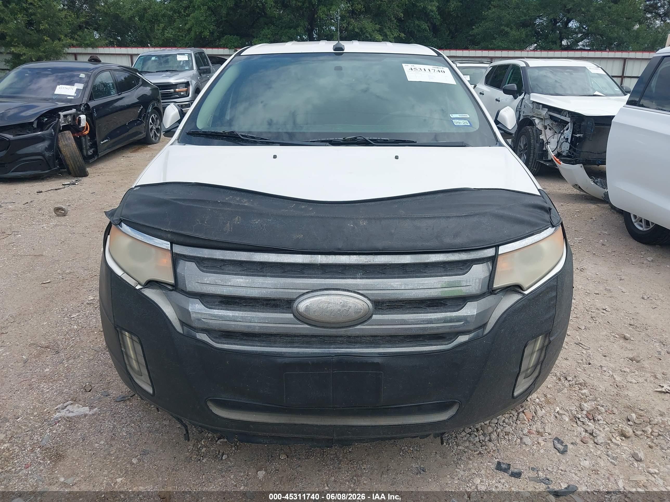 2011 Ford Edge Limited White vin: 2FMDK3KCXBBB67001