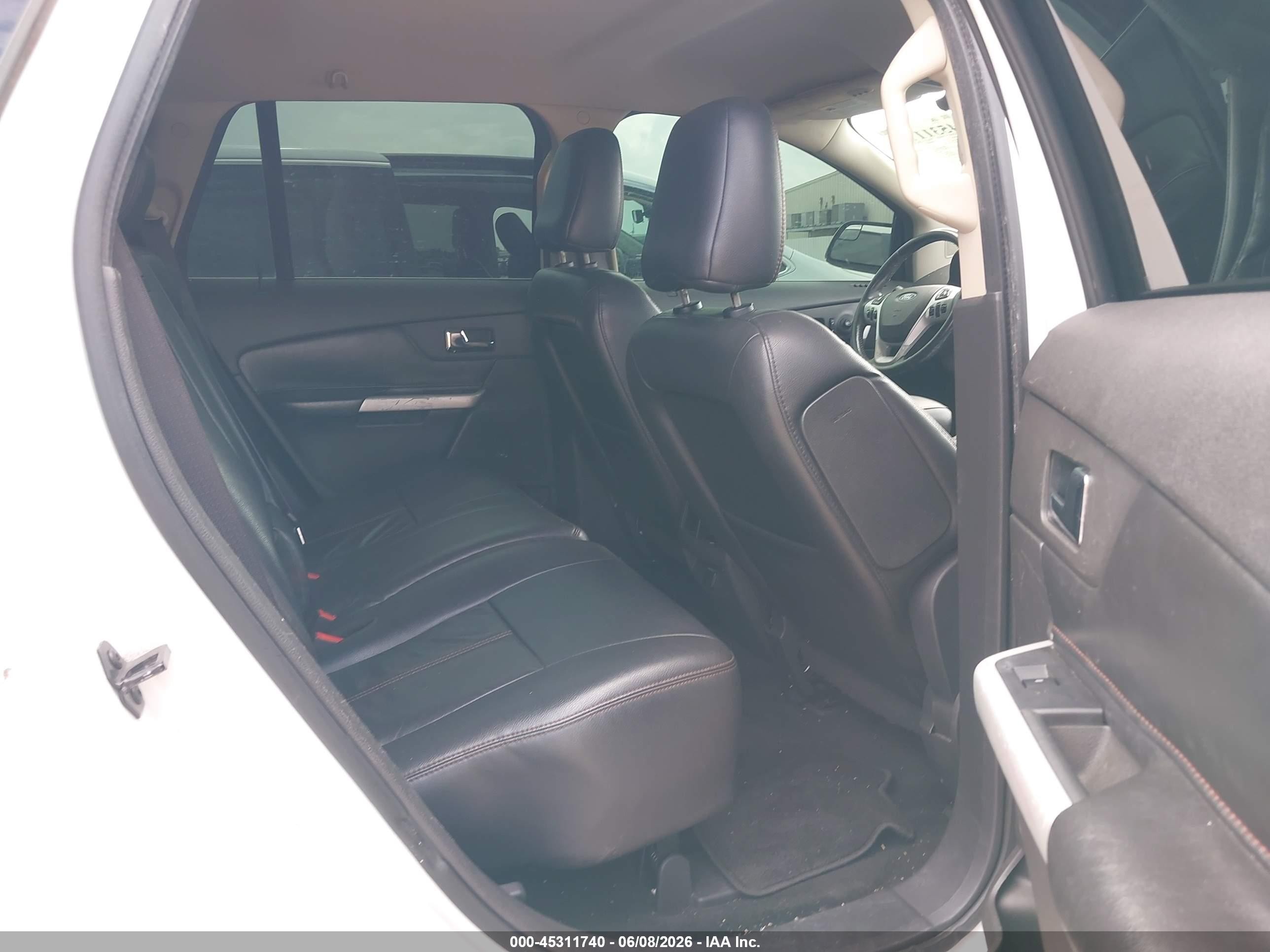 2011 Ford Edge Limited White vin: 2FMDK3KCXBBB67001