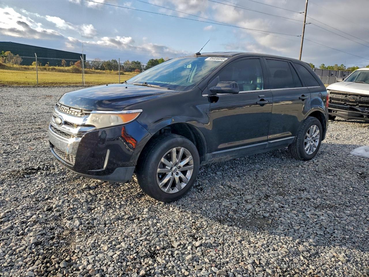 2012 Ford Edge Limited Black vin: 2FMDK3KCXCBA04723