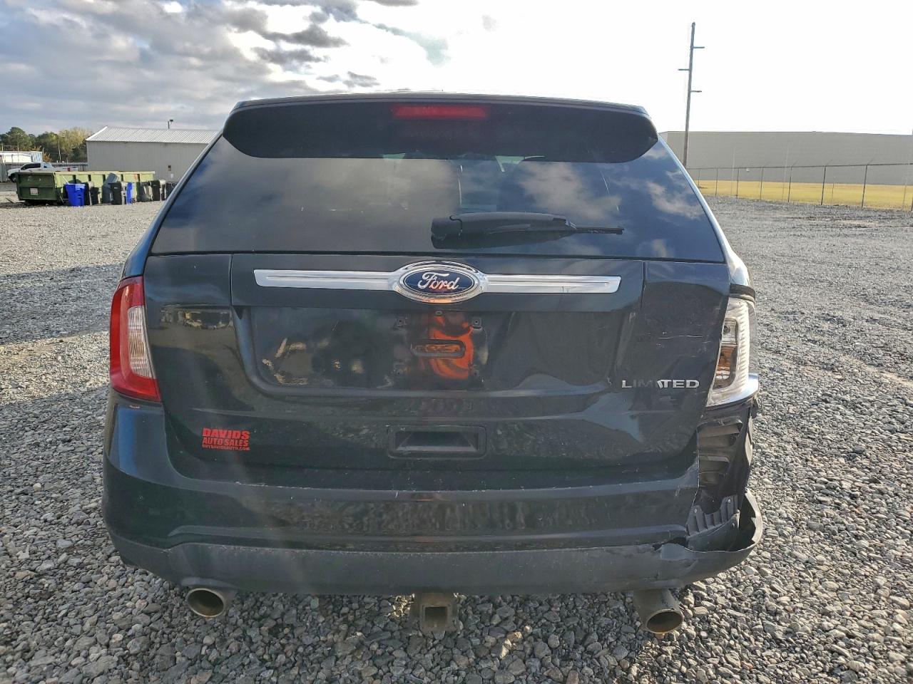 2012 Ford Edge Limited Black vin: 2FMDK3KCXCBA04723