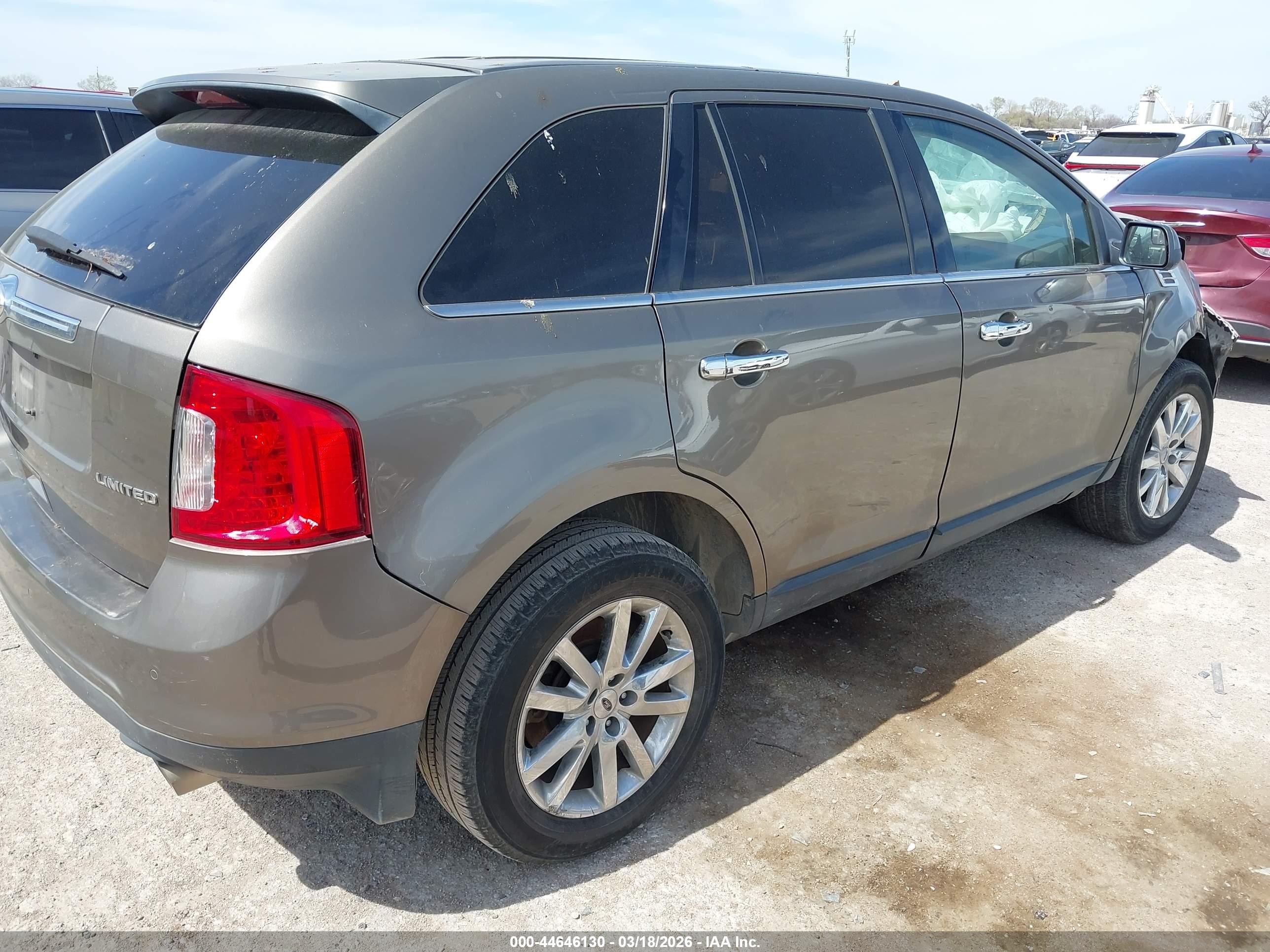 2013 Ford Edge Limited Gold vin: 2FMDK3KCXDBA08126