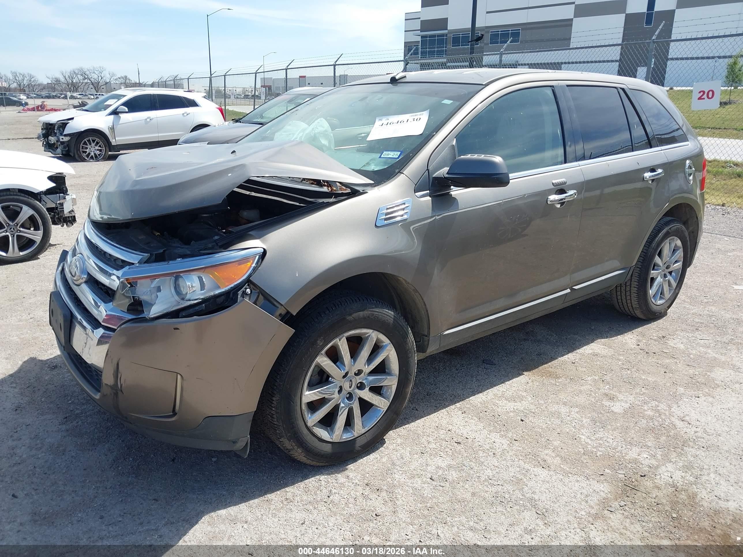 2013 Ford Edge Limited Gold vin: 2FMDK3KCXDBA08126