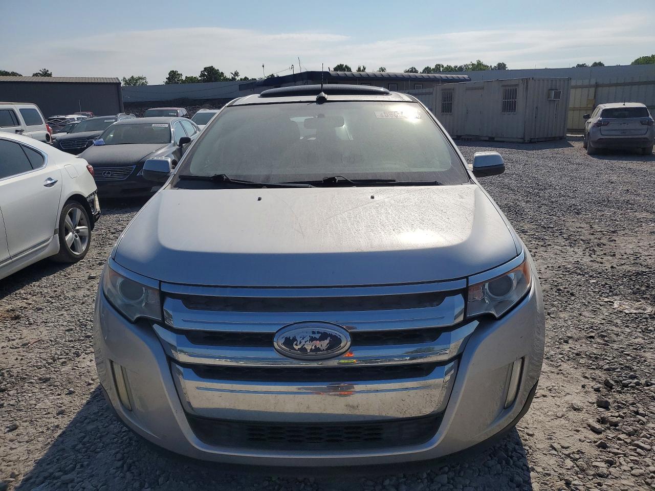 2013 Ford Edge Limited Silver vin: 2FMDK3KCXDBA13858
