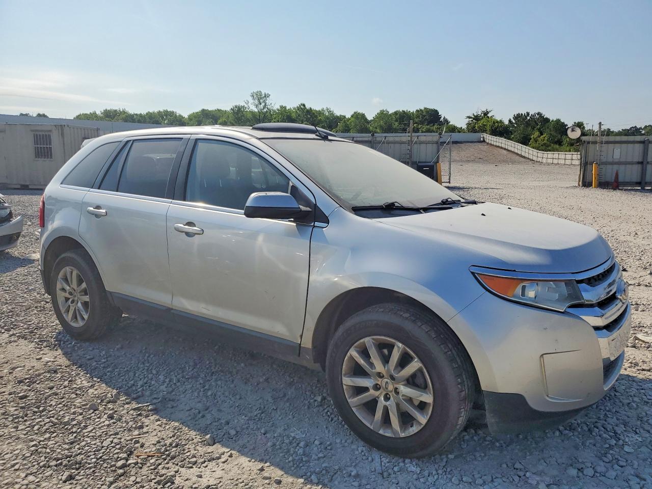 2013 Ford Edge Limited Silver vin: 2FMDK3KCXDBA13858