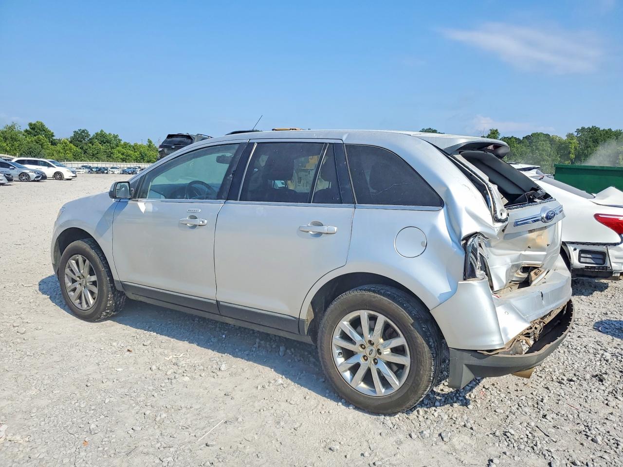 2013 Ford Edge Limited Silver vin: 2FMDK3KCXDBA13858