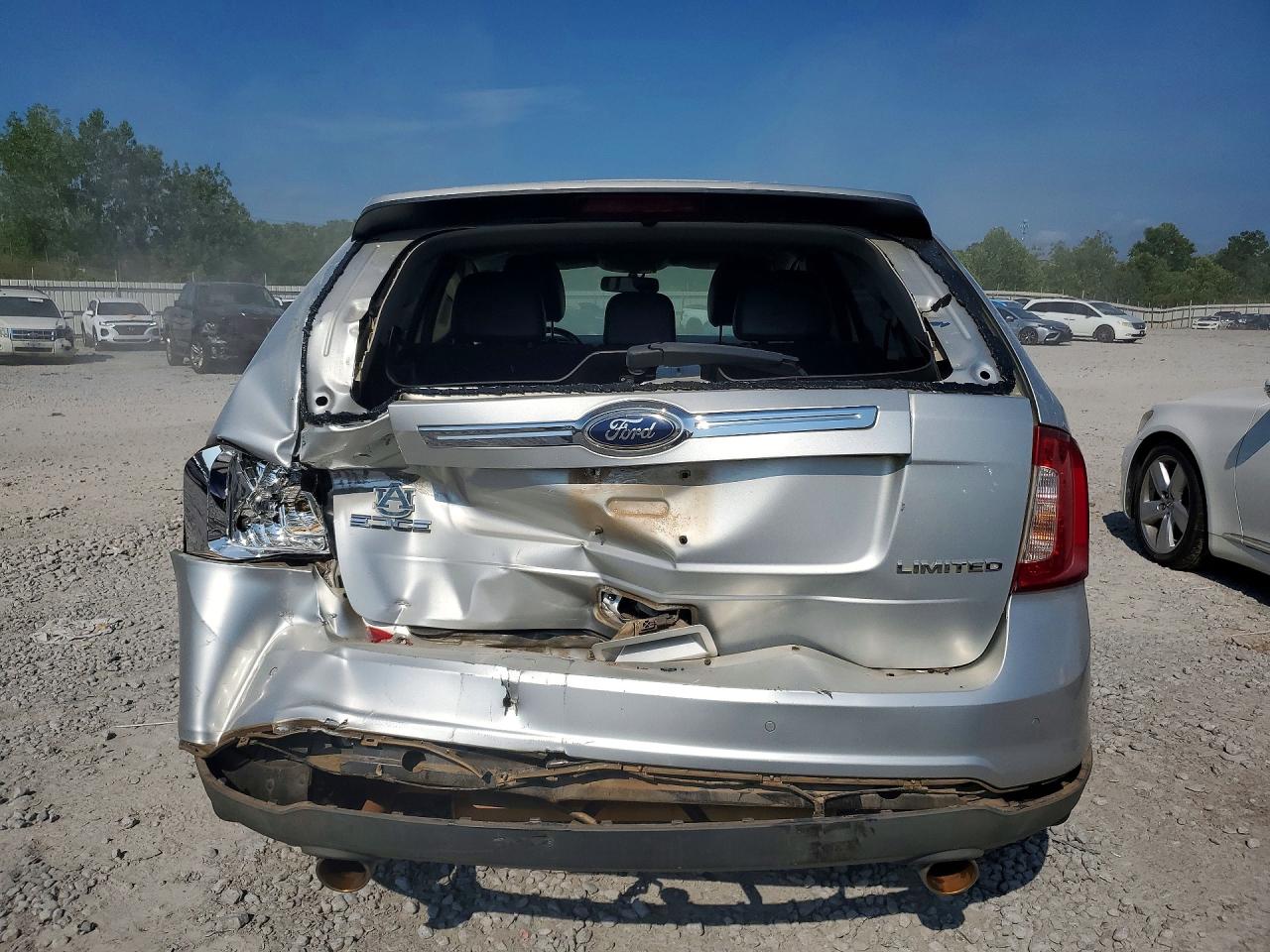 2013 Ford Edge Limited Silver vin: 2FMDK3KCXDBA13858