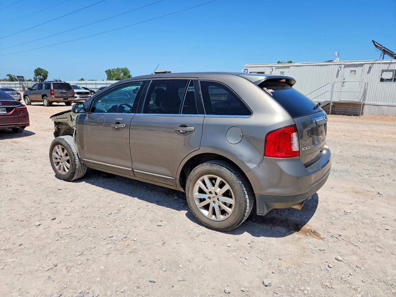 2013 Ford Edge Limited Tan vin: 2FMDK3KCXDBA80279