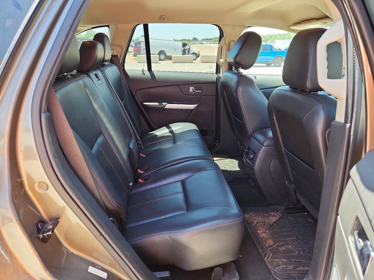 2013 Ford Edge Limited Tan vin: 2FMDK3KCXDBA80279