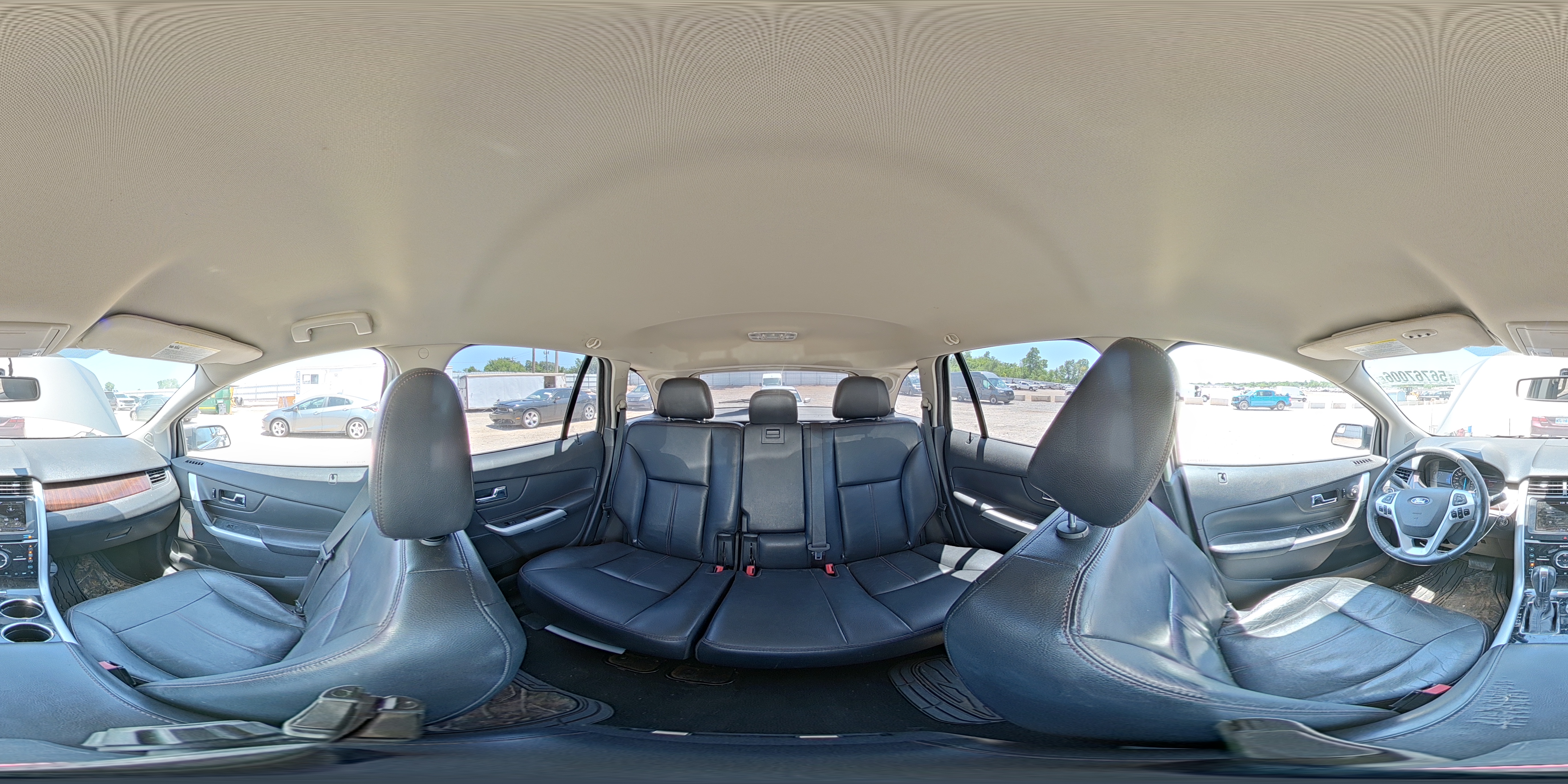 2013 Ford Edge Limited Tan vin: 2FMDK3KCXDBA80279