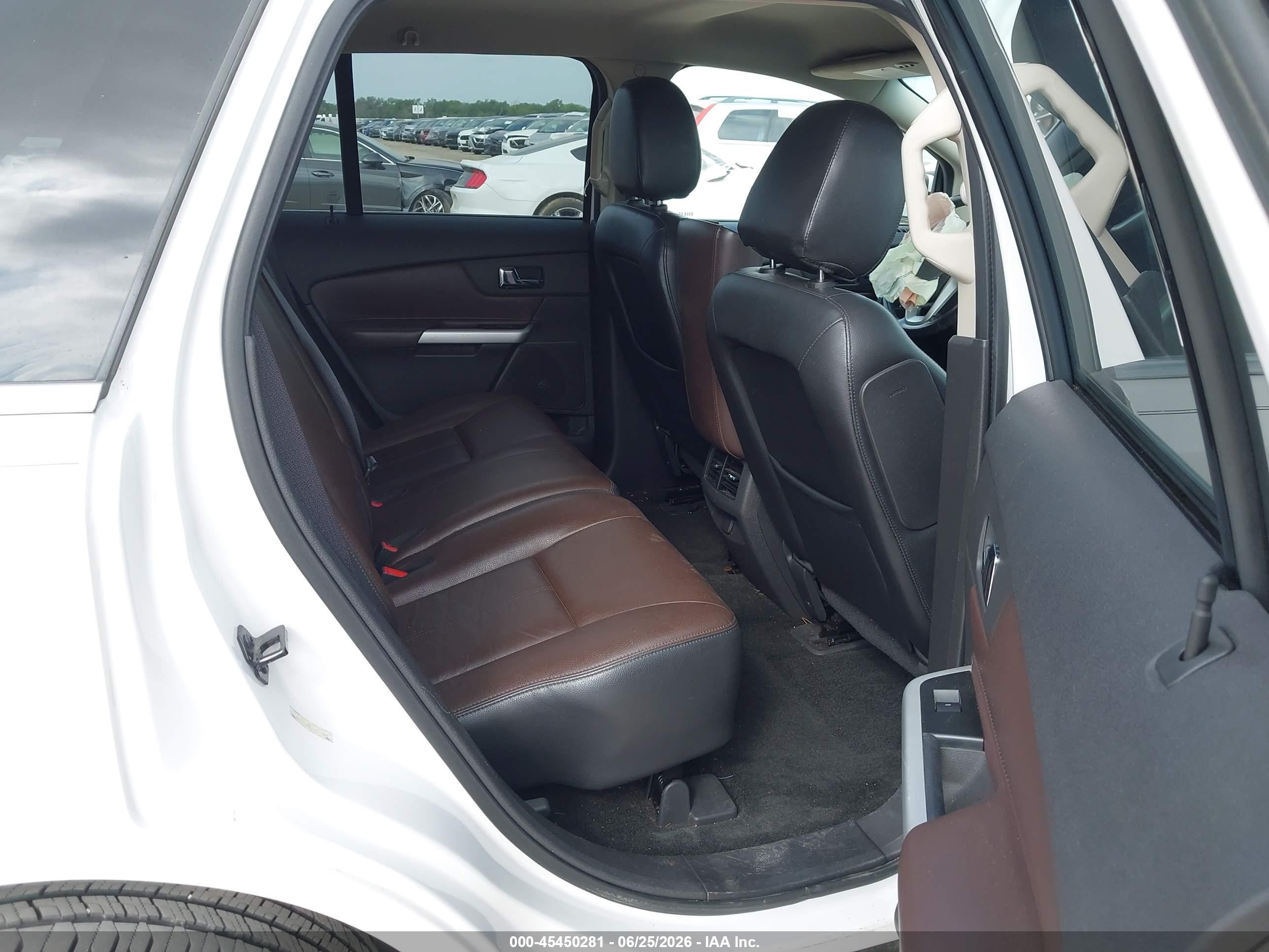 2013 Ford Edge Limited White vin: 2FMDK3KCXDBB02894