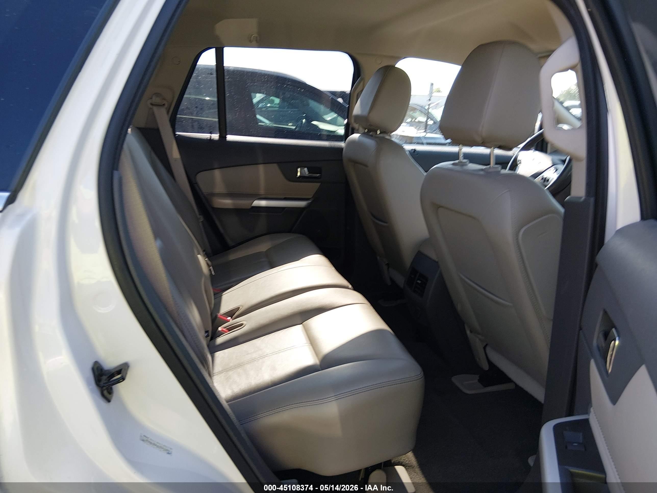 2013 Ford Edge Limited White vin: 2FMDK3KCXDBB47849