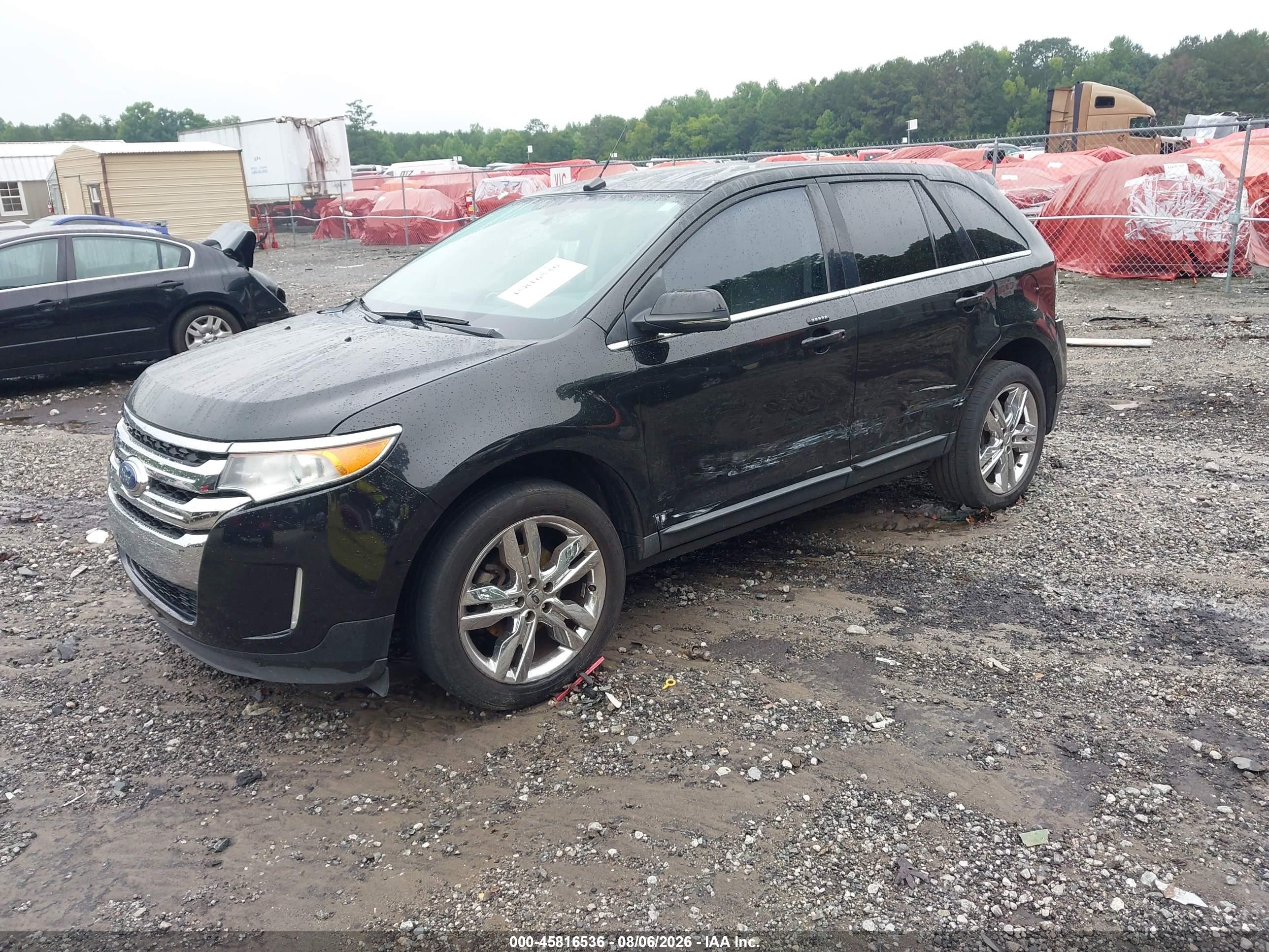 2013 Ford Edge Limited Black vin: 2FMDK3KCXDBB69009
