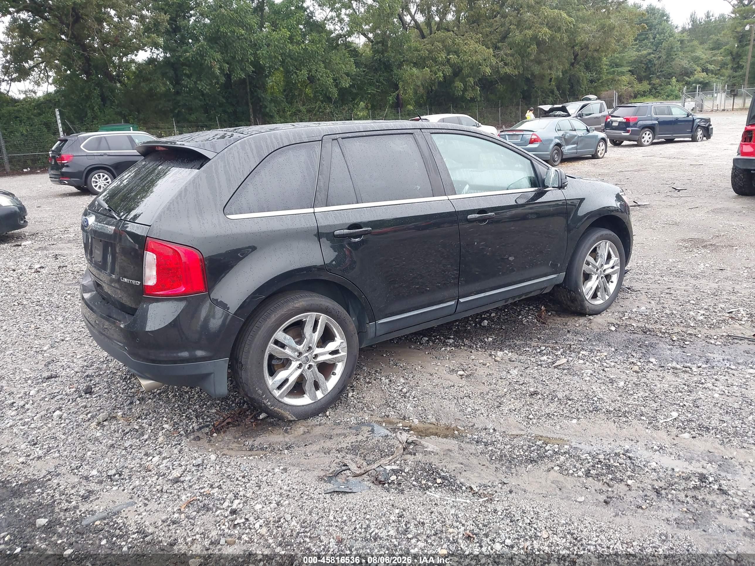 2013 Ford Edge Limited Black vin: 2FMDK3KCXDBB69009