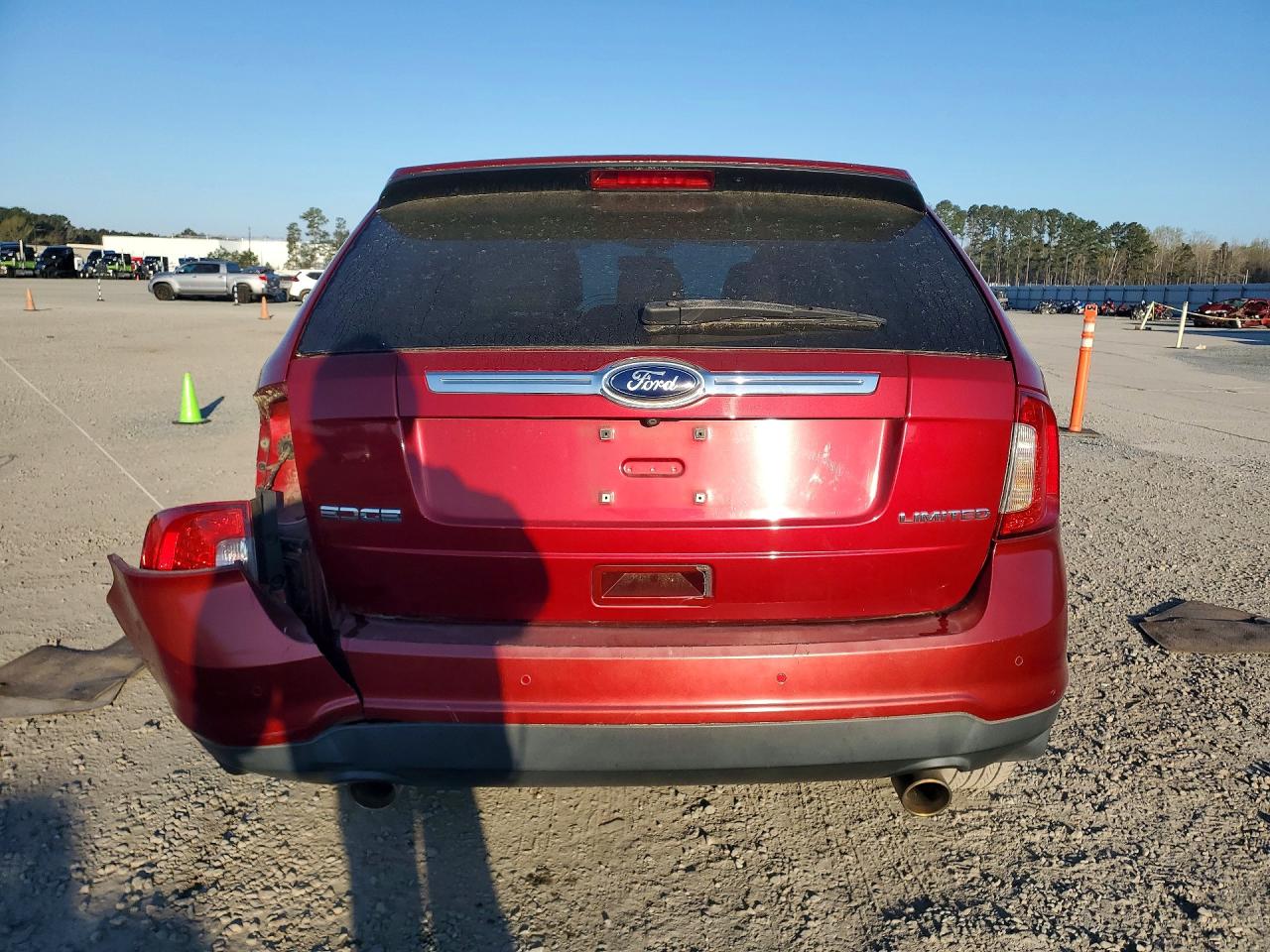 2013 Ford Edge Maroon vin: 2FMDK3KCXDBC05300