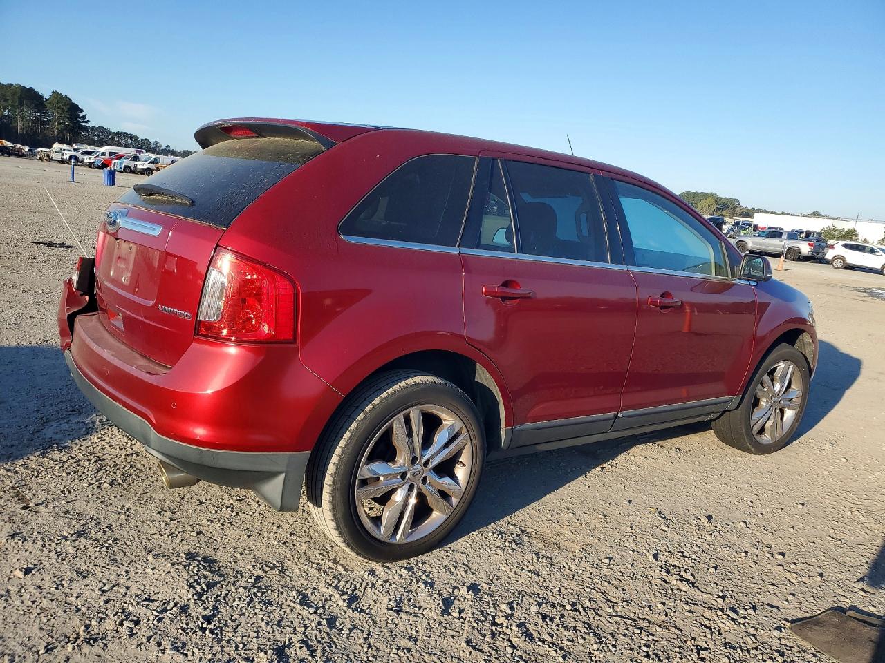 2013 Ford Edge Maroon vin: 2FMDK3KCXDBC05300
