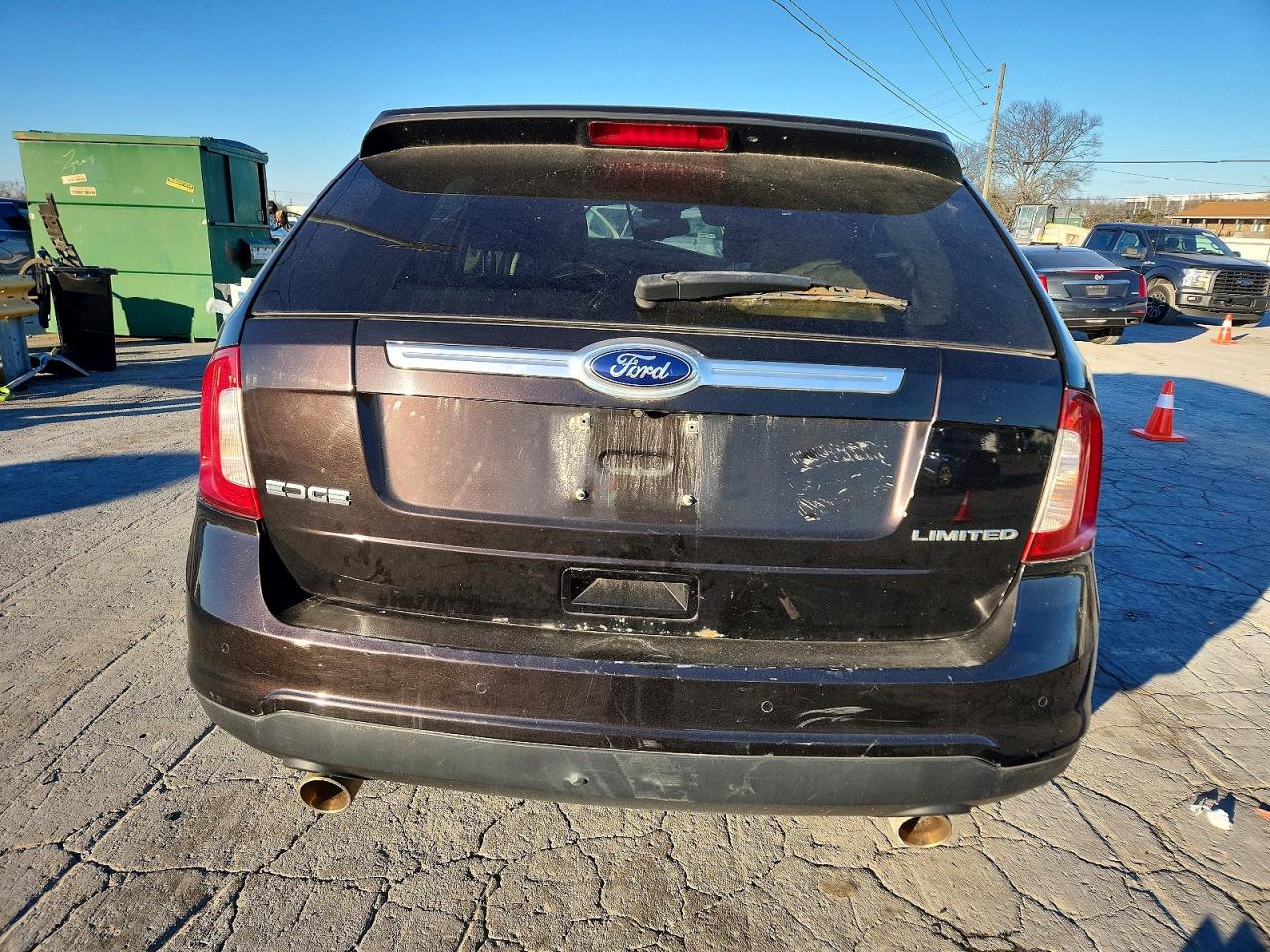 2013 Ford Edge Limited Brown vin: 2FMDK3KCXDBC92373