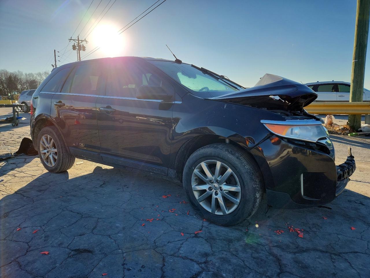 2013 Ford Edge Limited Brown vin: 2FMDK3KCXDBC92373